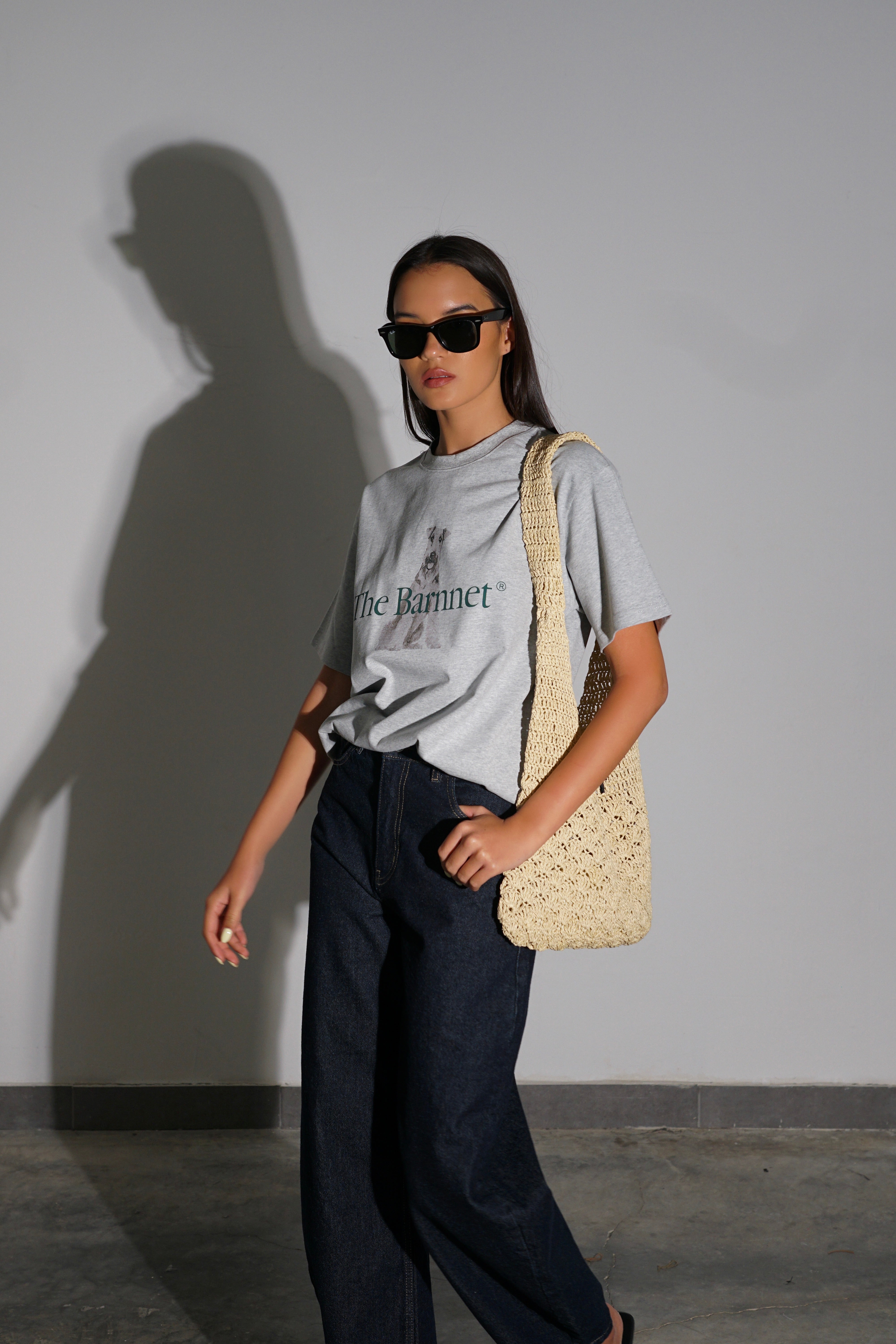 חולצת מוג-אפור