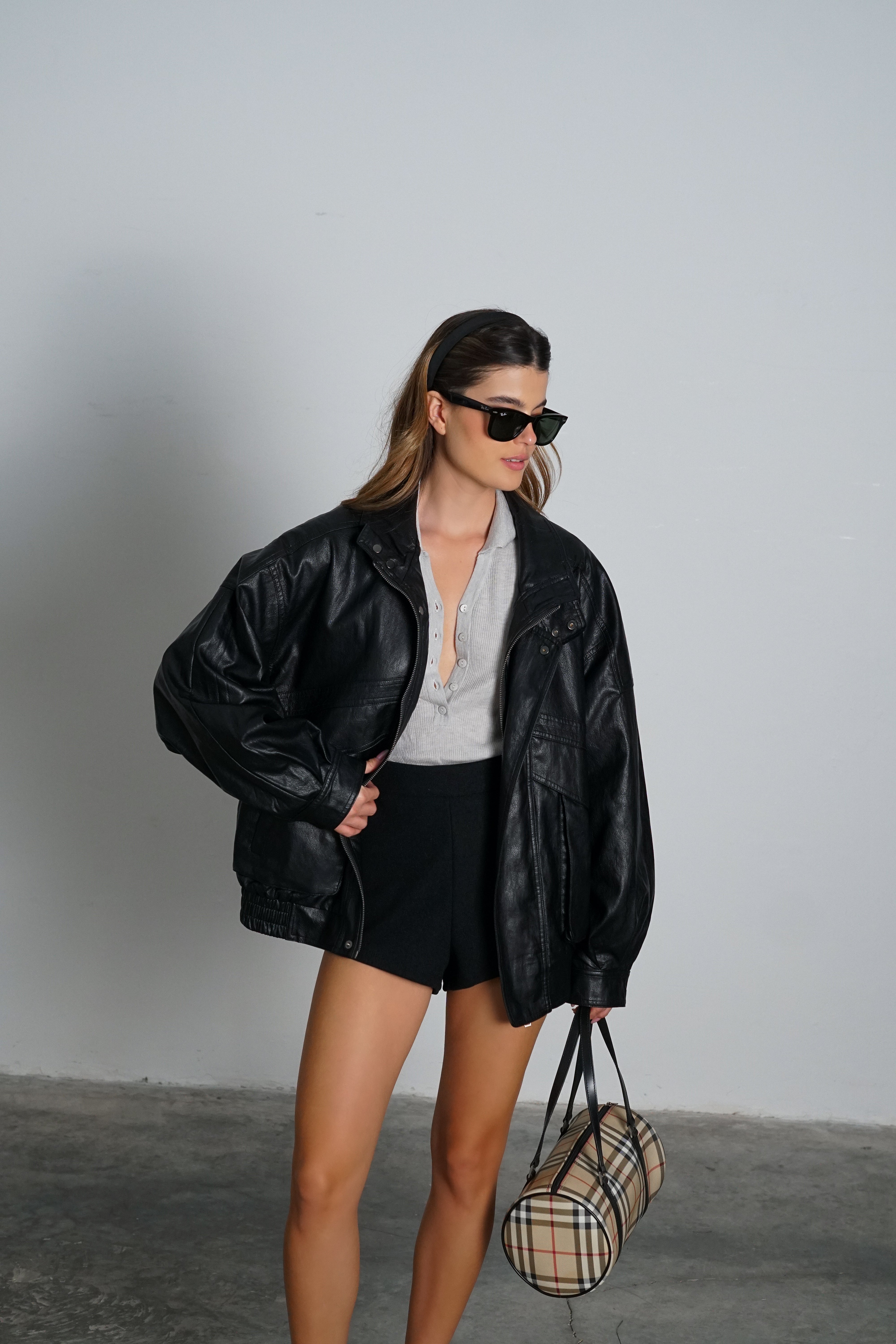 ג'קט פירסון-שחור