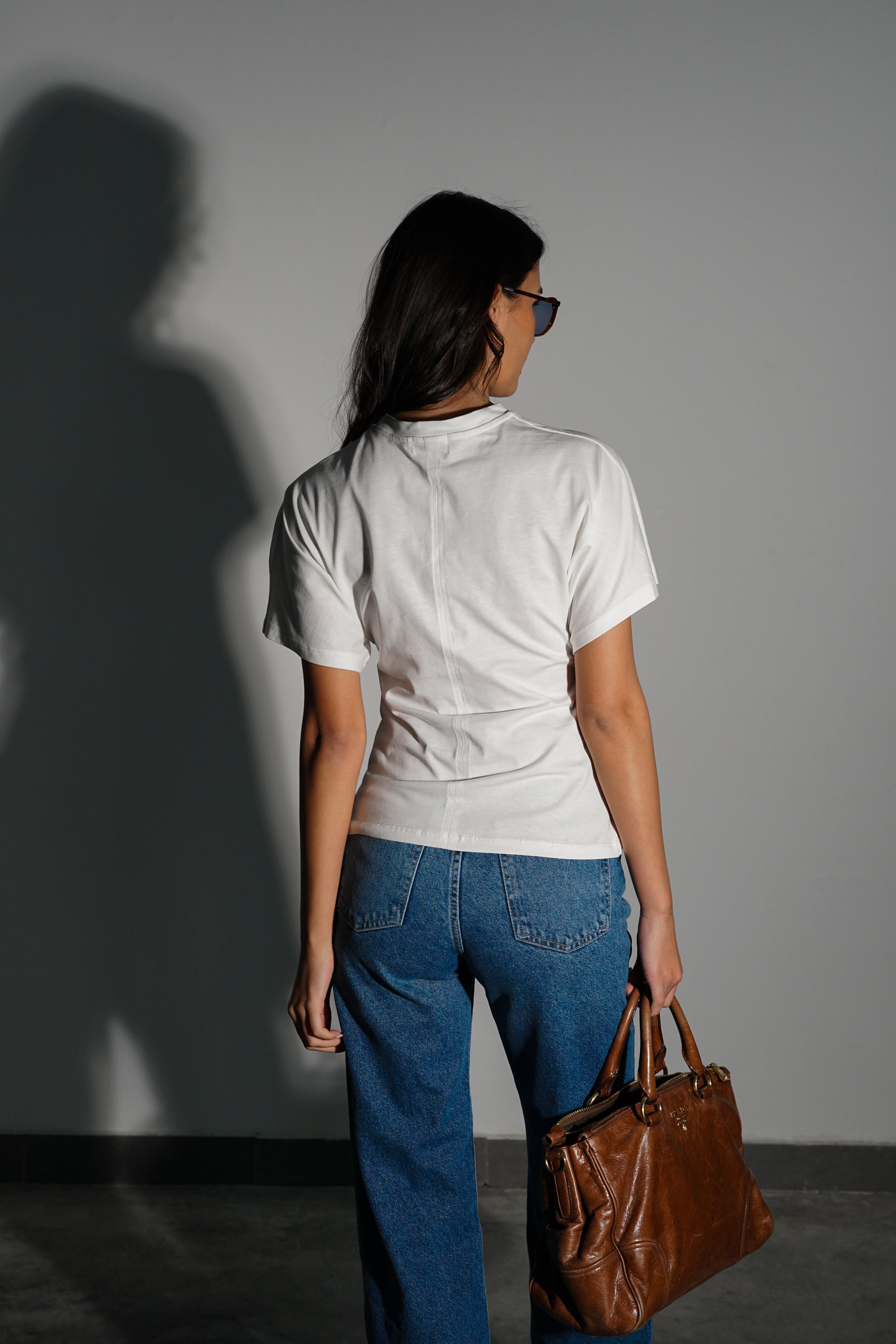 חולצת סייט-לבן