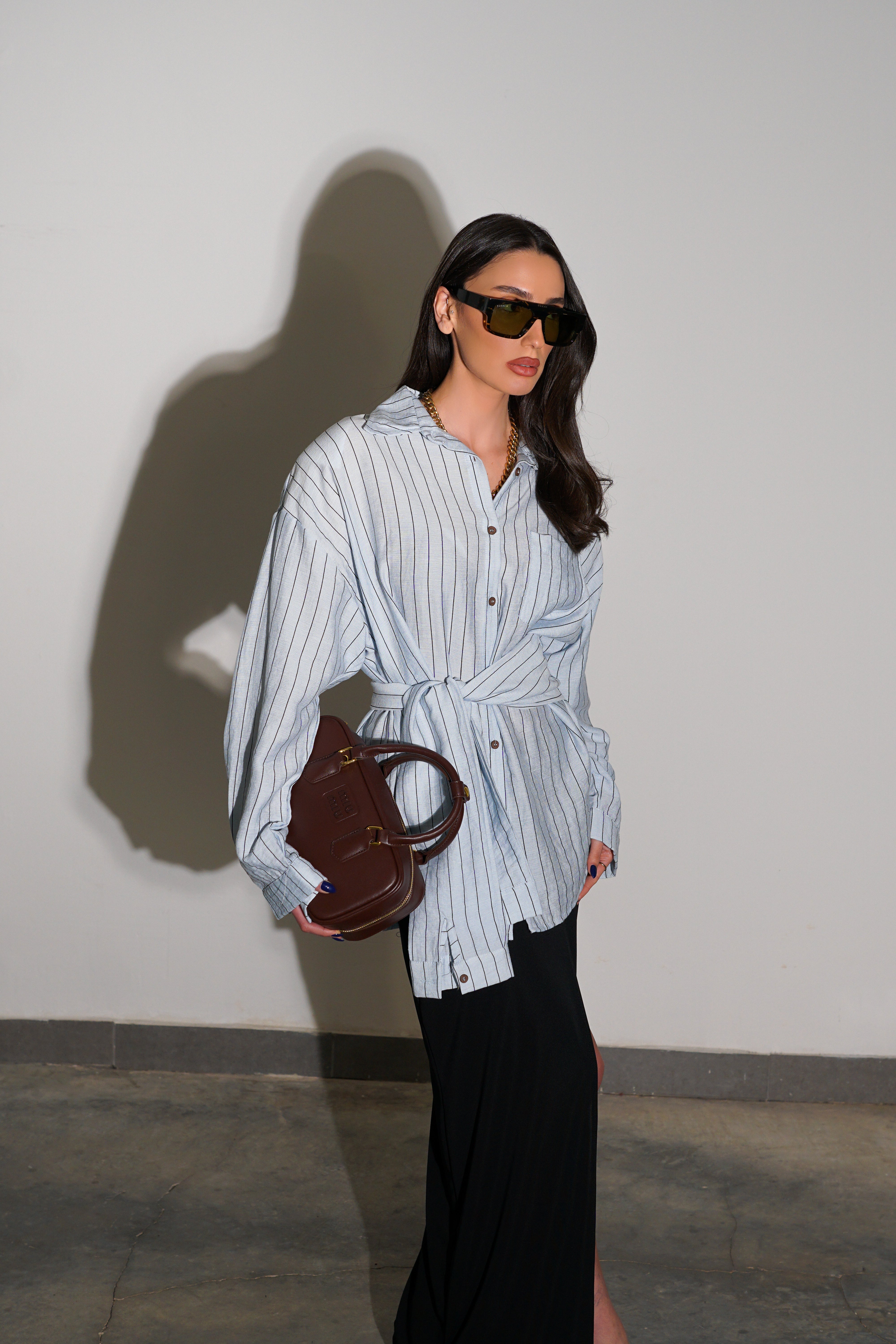 חולצת אומברטו-תכלת