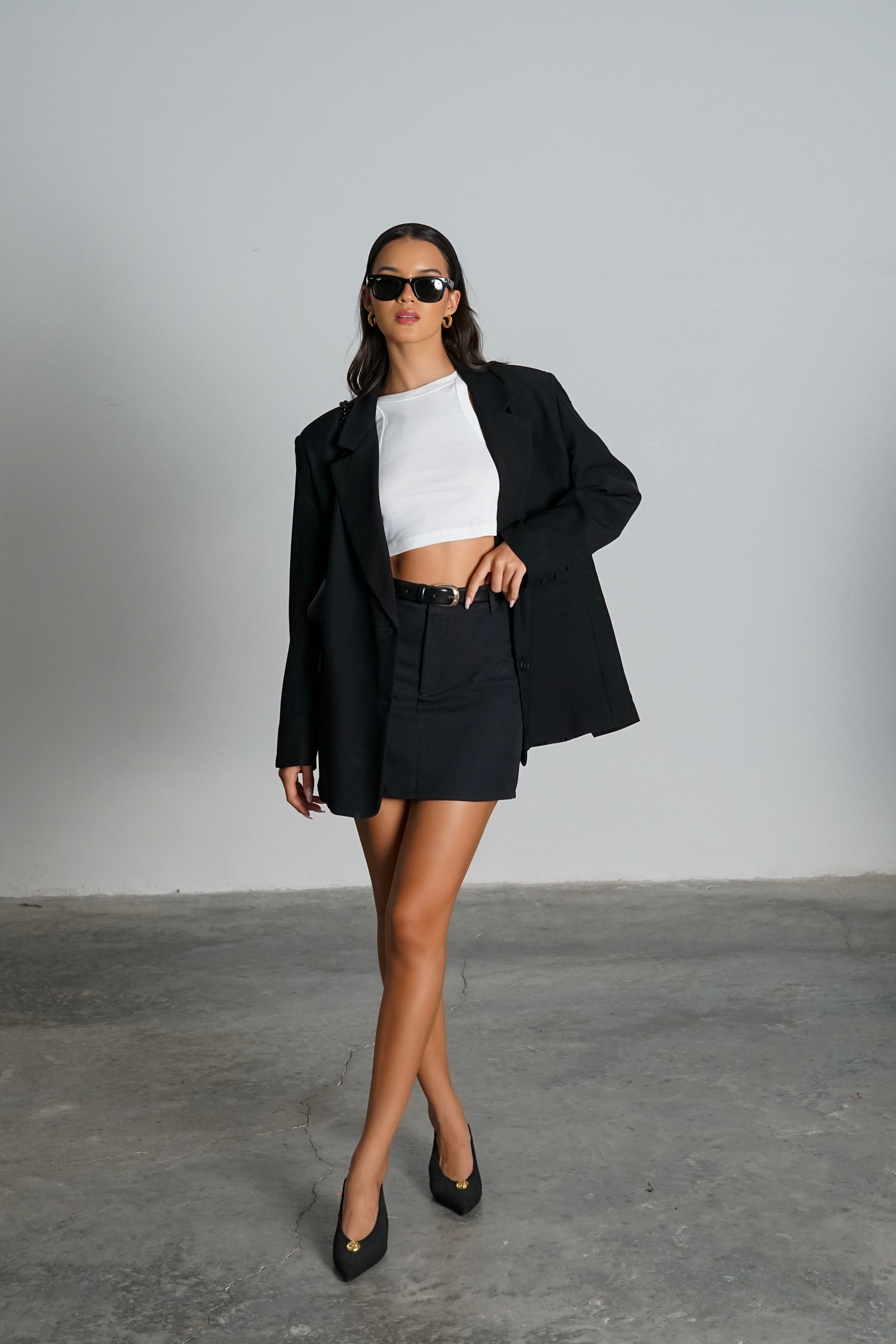 חצאית טיסיה-שחור