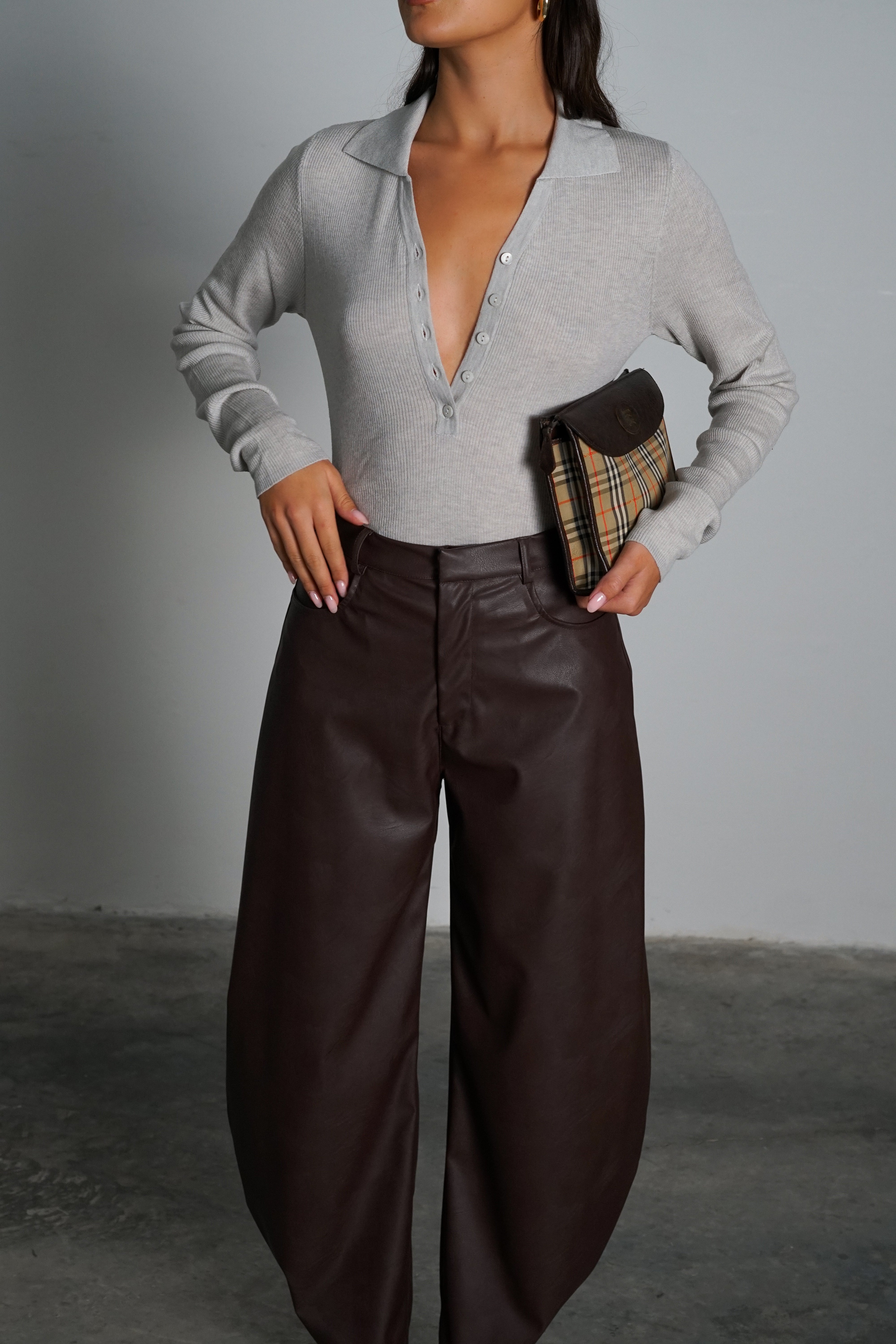 מכנסי קיסו-חום