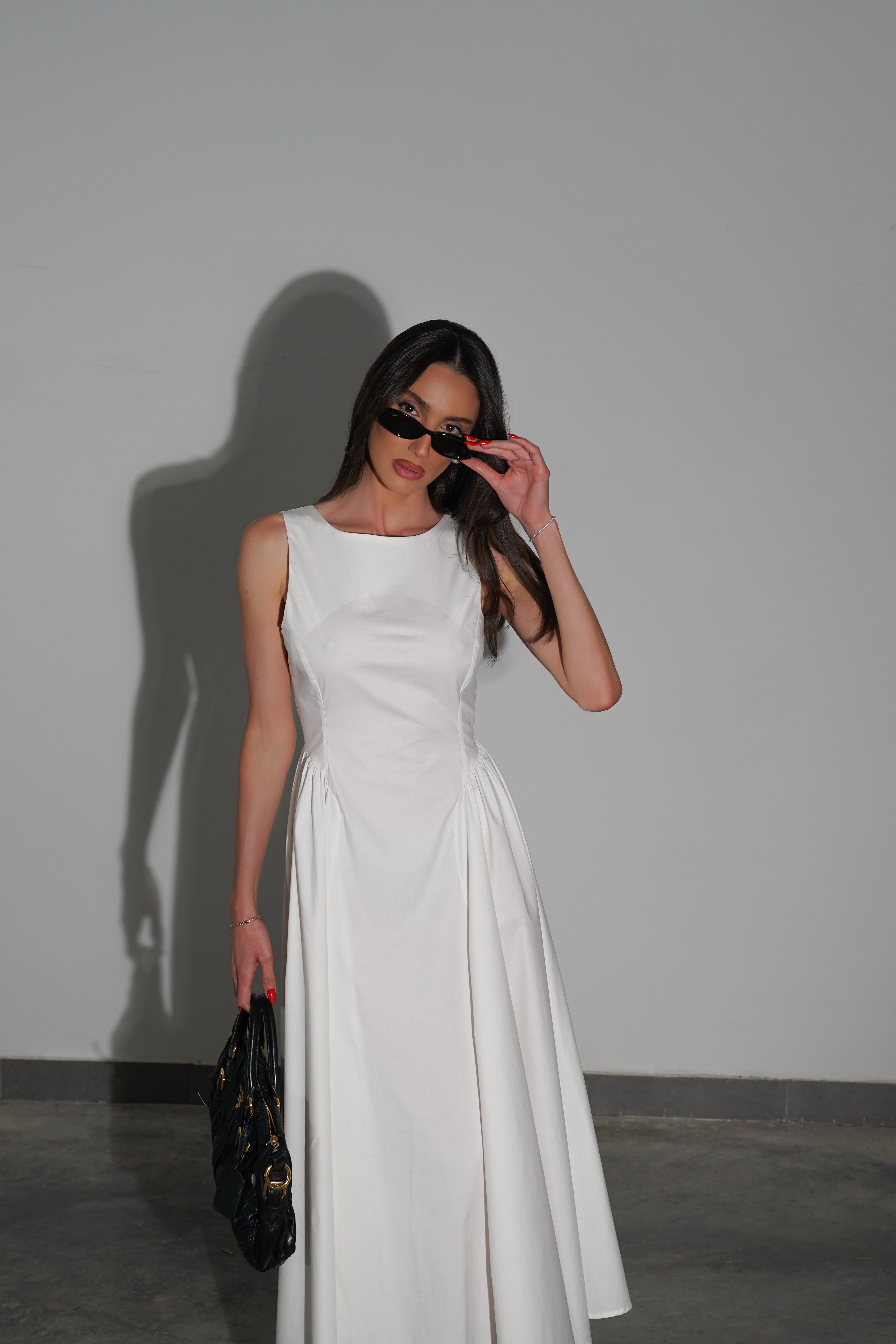 שמלת דנטה-לבן