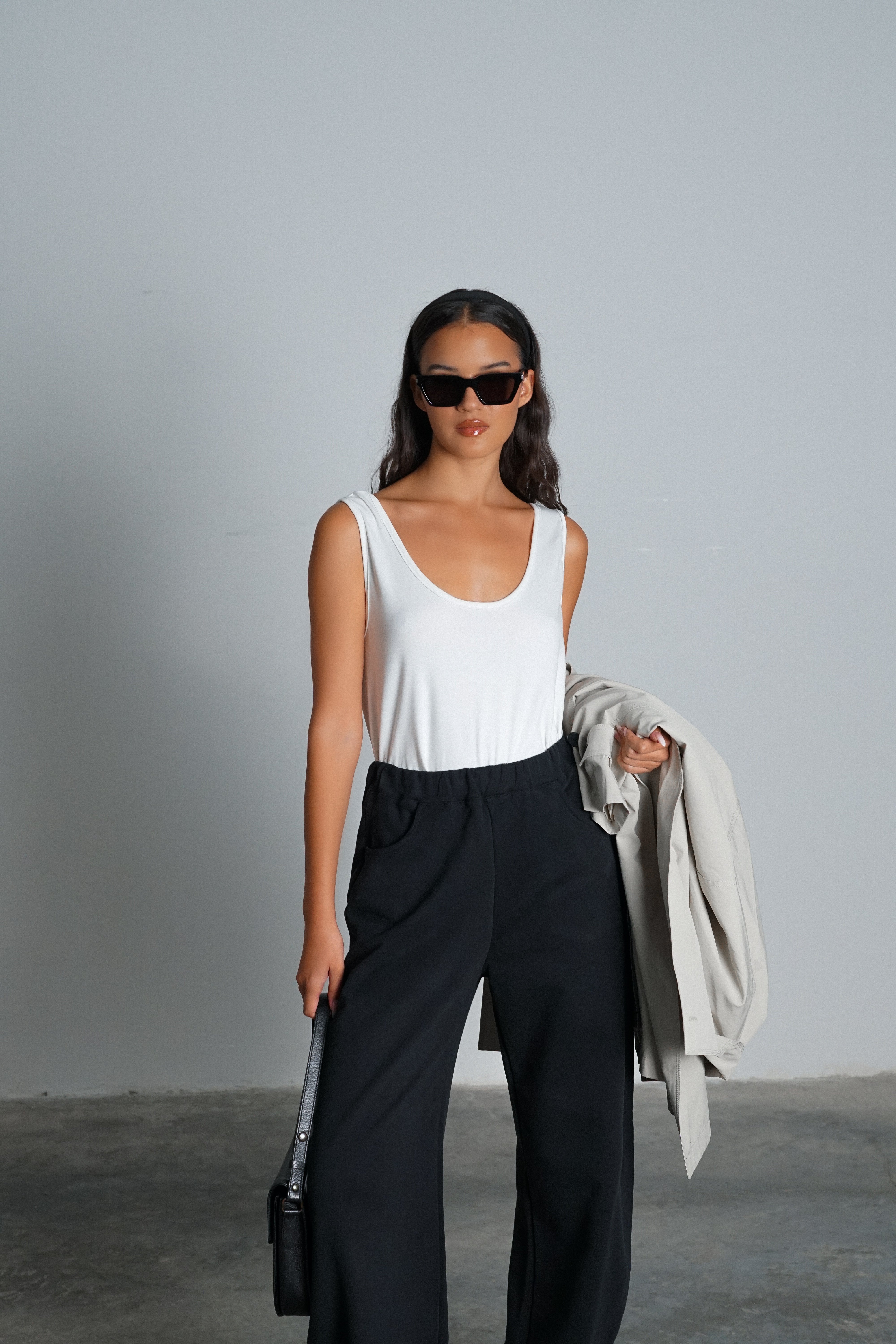 מכנסי סליבו-שחור