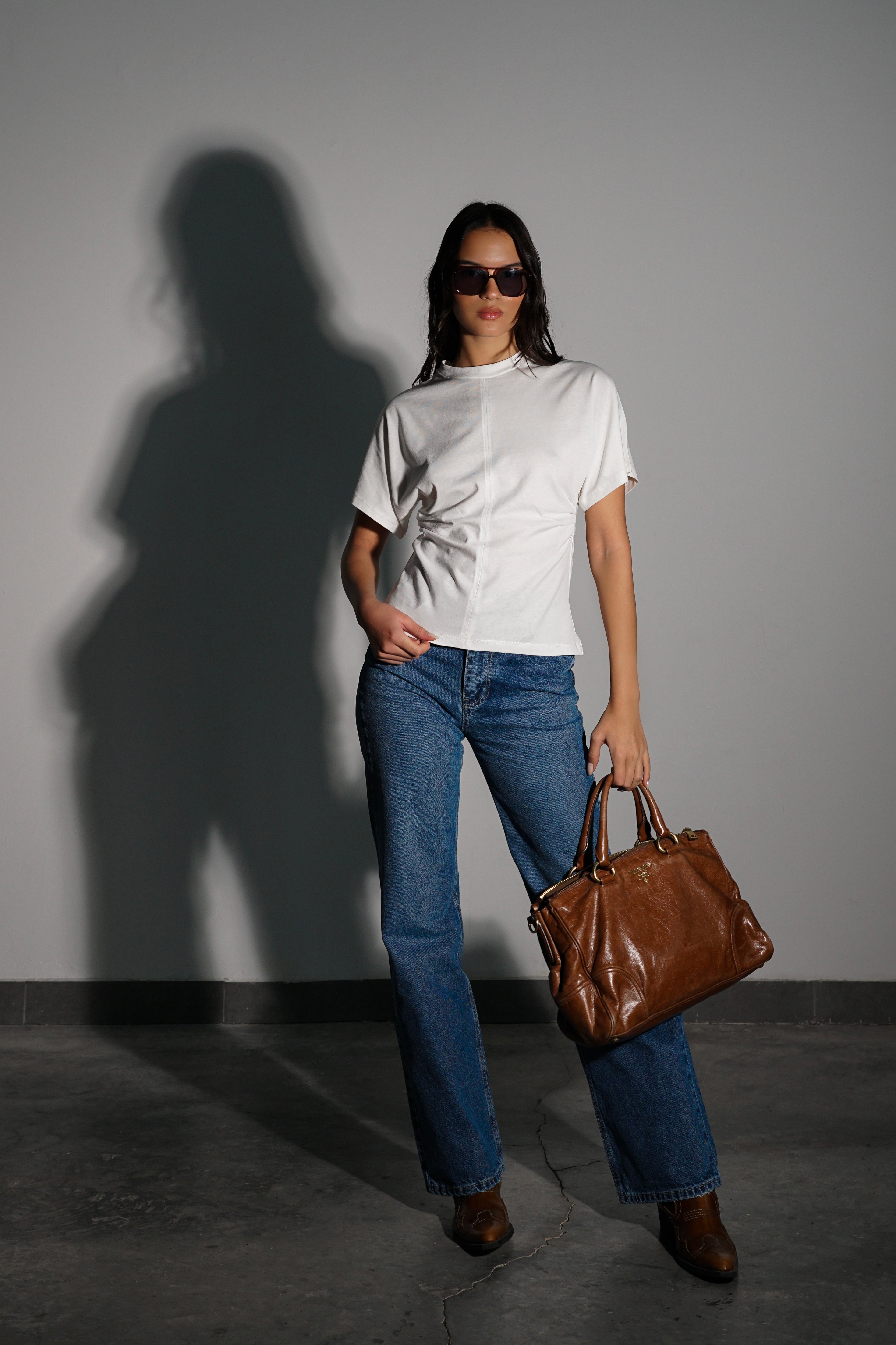 חולצת סייט-לבן