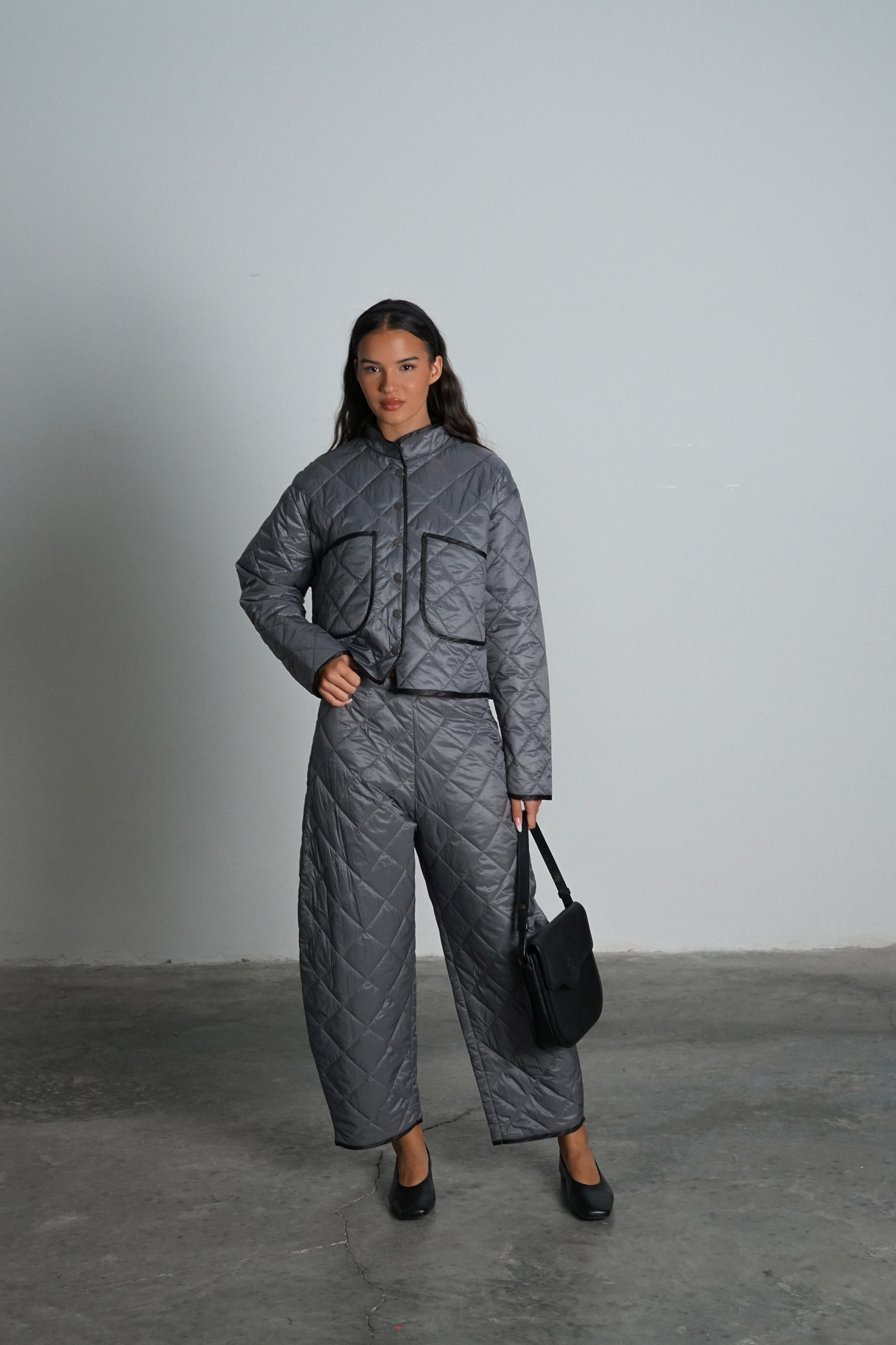 חליפת מלומה-אפור