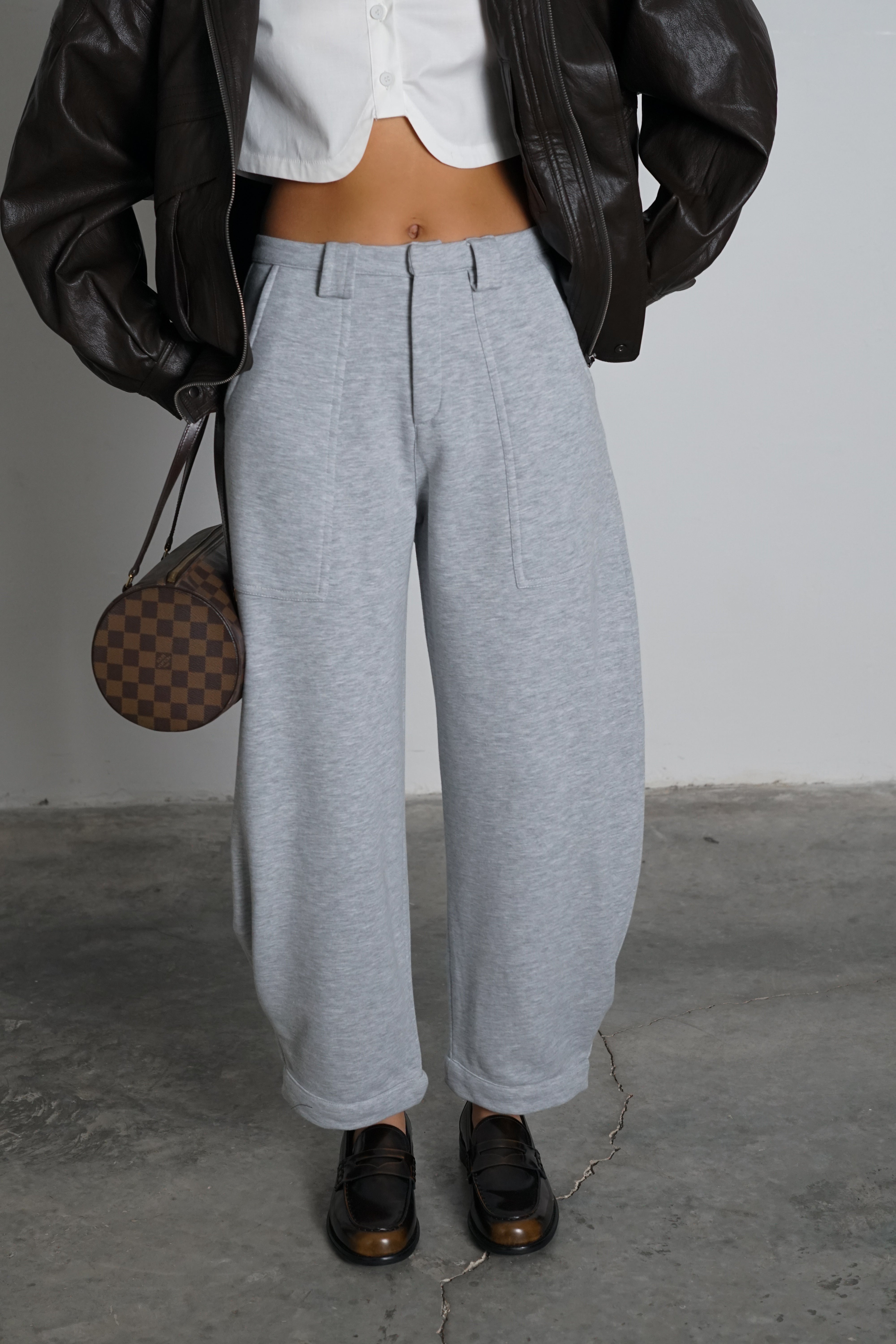 מכנסי בלוברניק-אפור