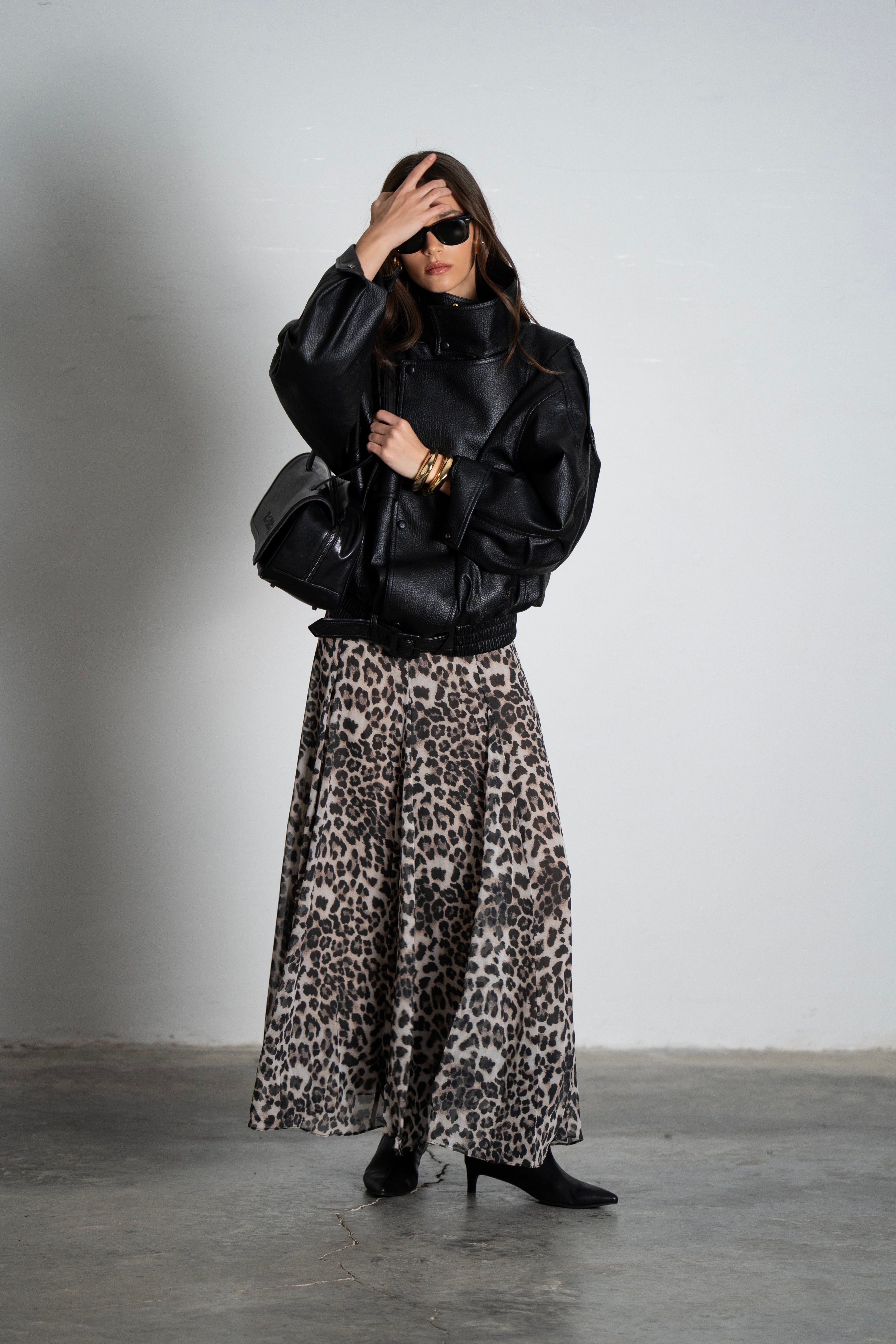 חצאית טנסי-אפור