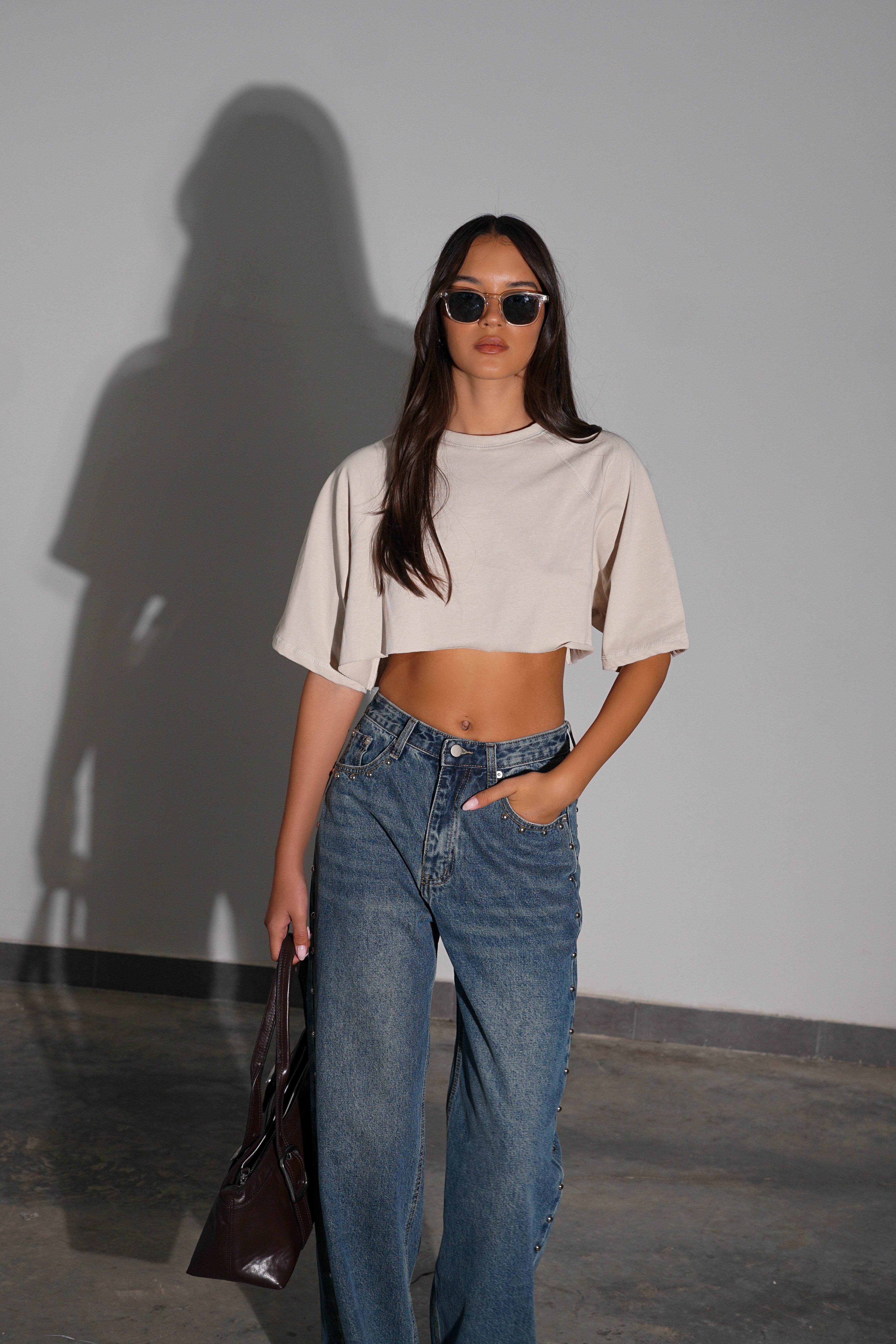 ג'ינס פאנקי-כחול כהה