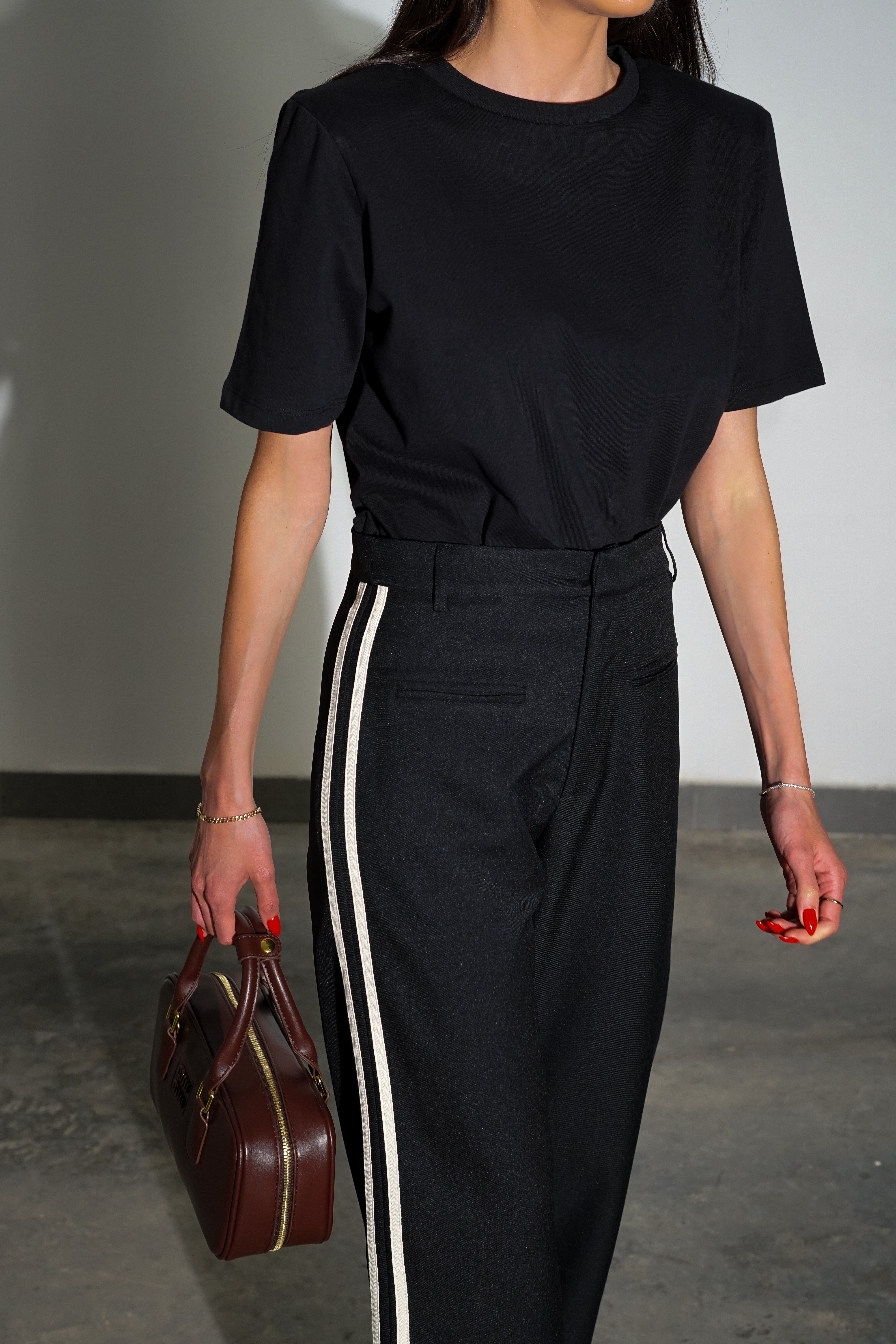 מכנסי ריילי-שחור