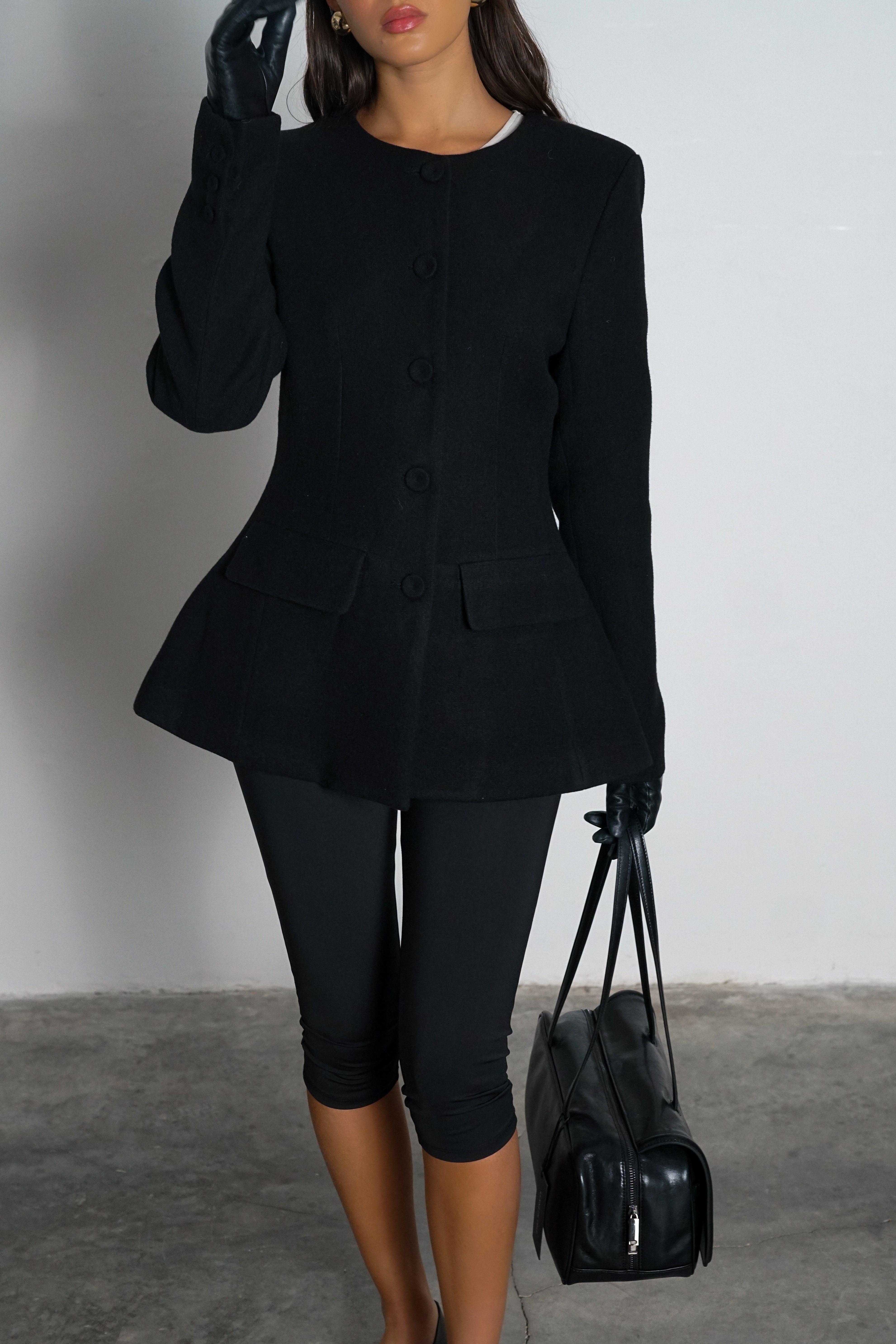 ג'קט ריג'ינה-שחור