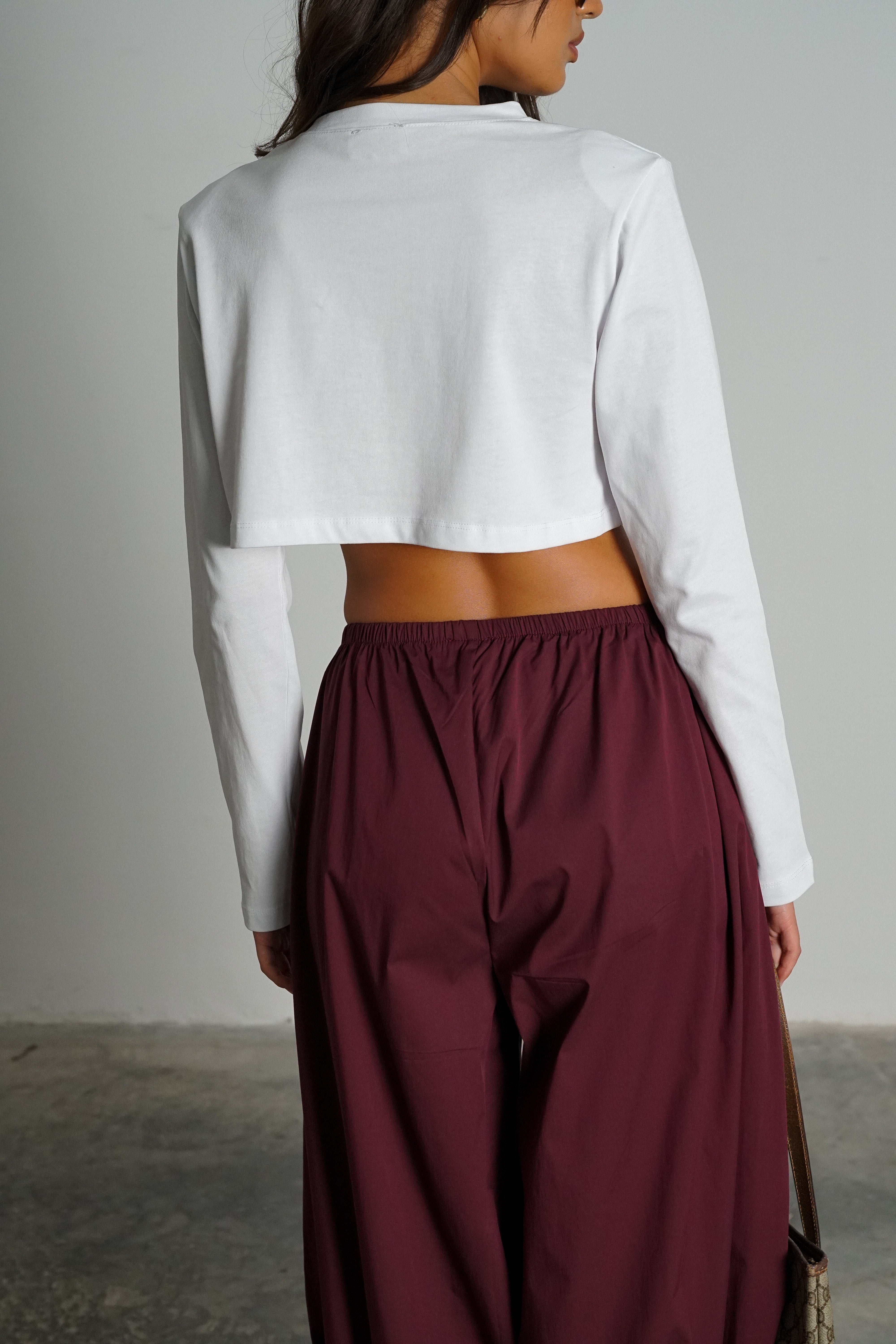 חולצת פופ-לבן