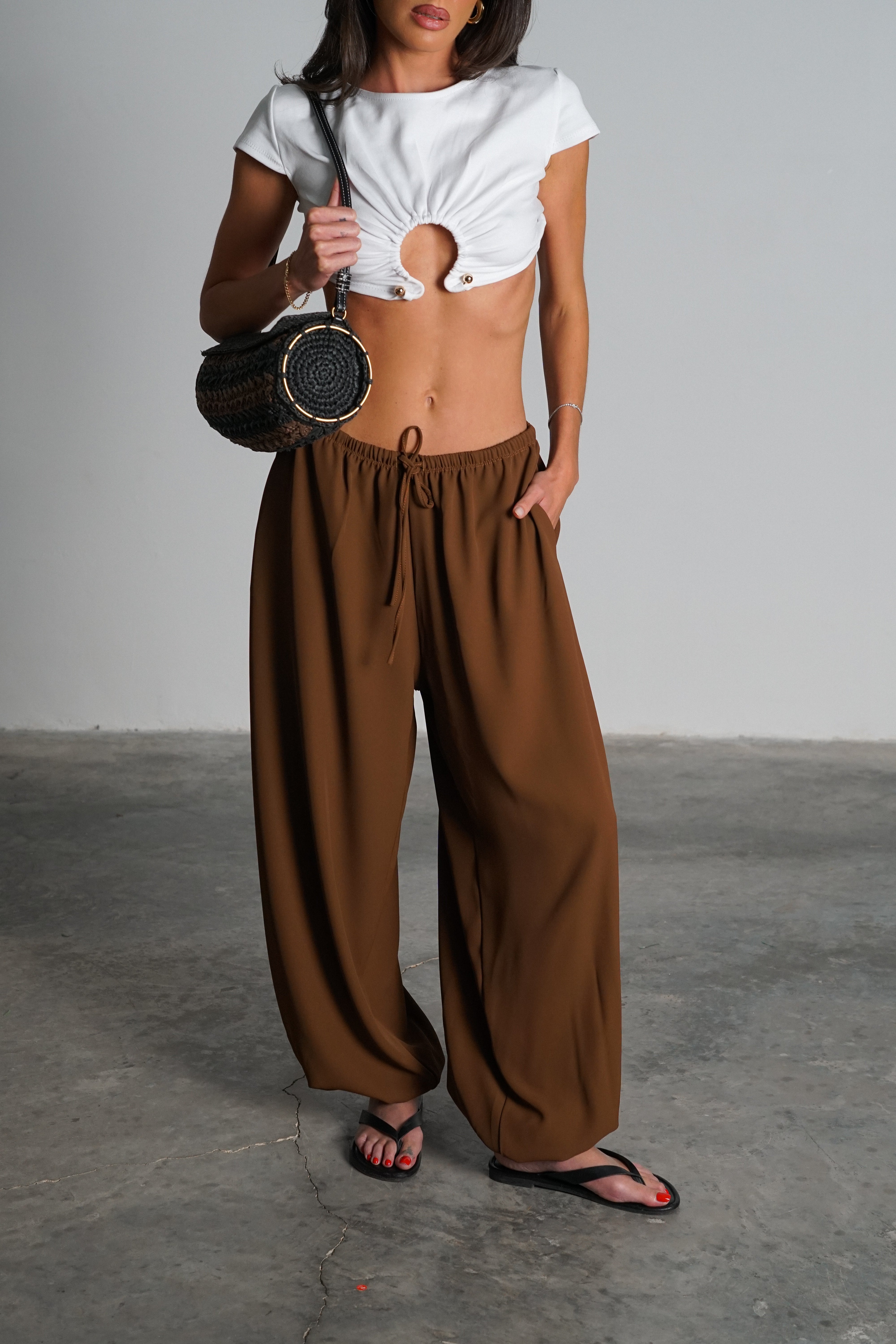 מכנסי קמיקי-חום