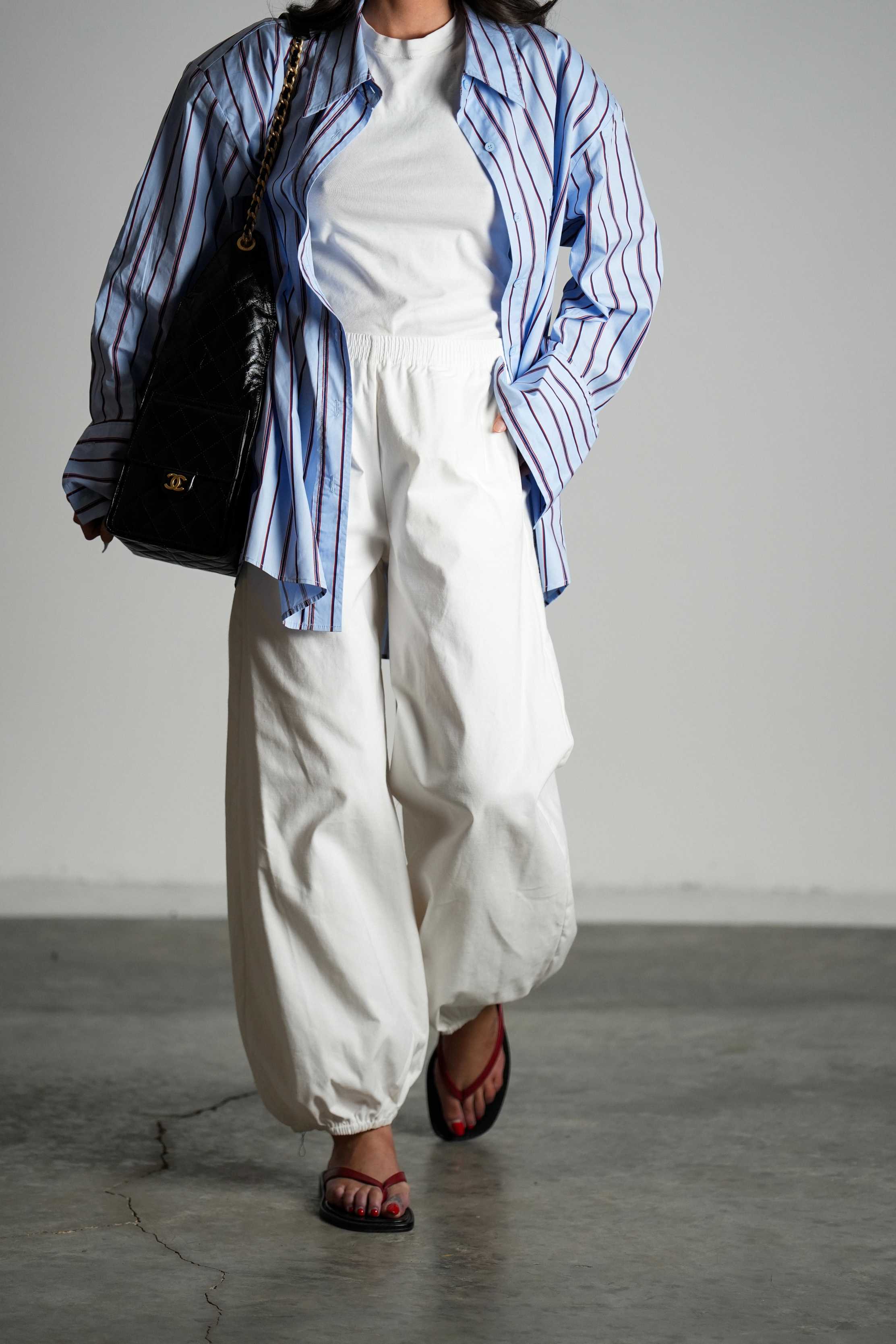 מכנסי ליריקה-לבן