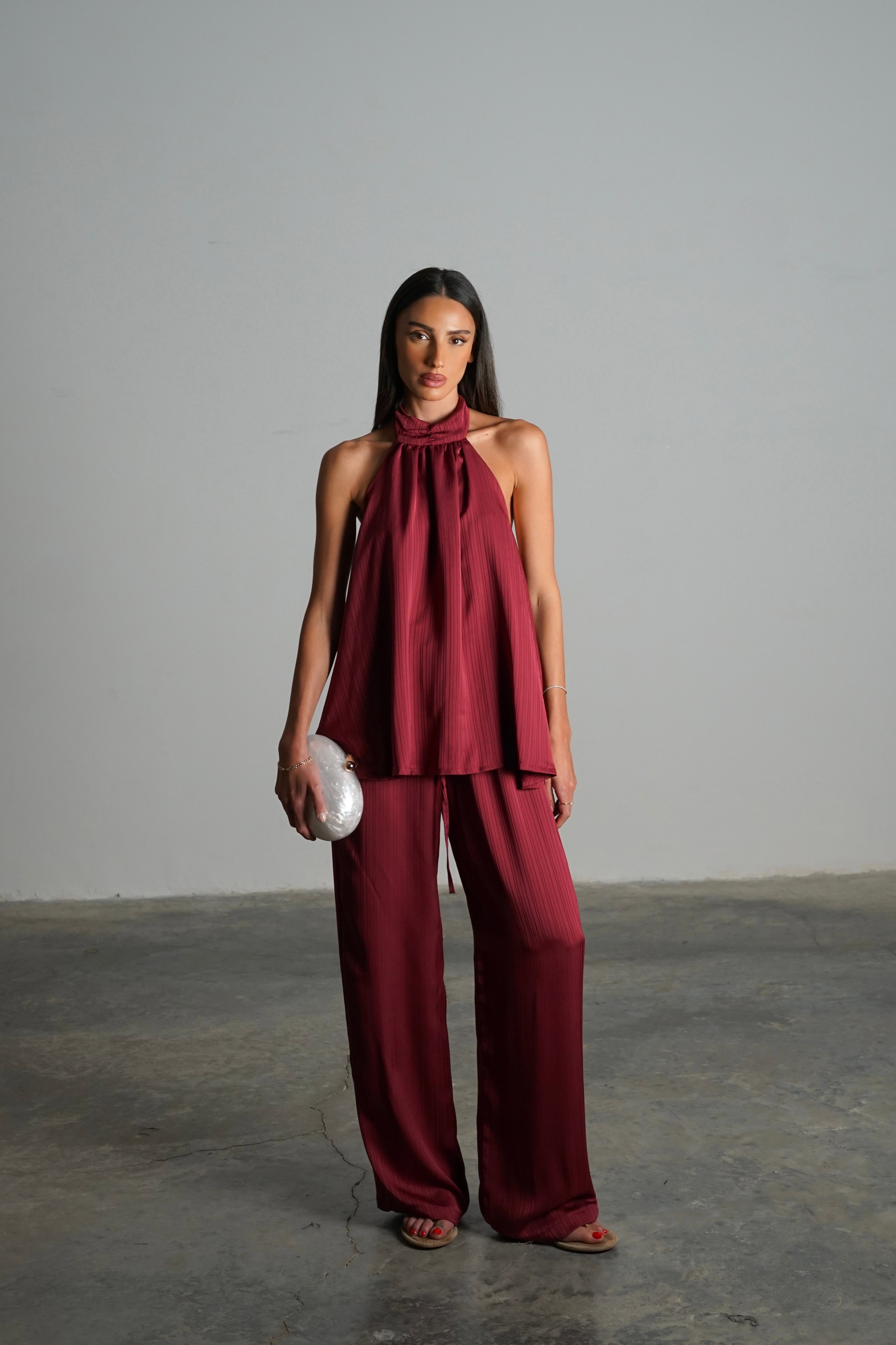 חליפת מקיאטו-בורדו