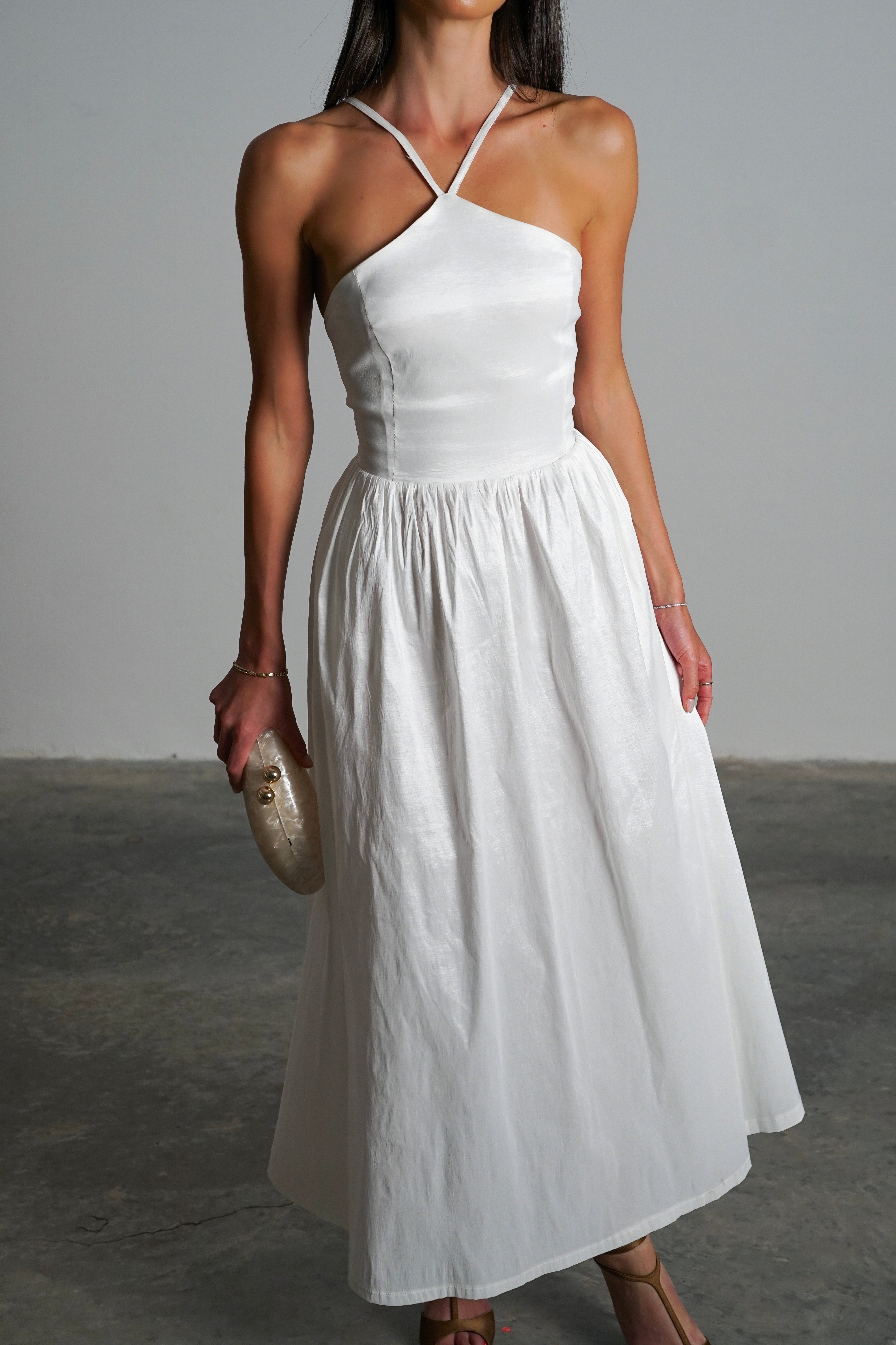 שמלת לינקי-לבן