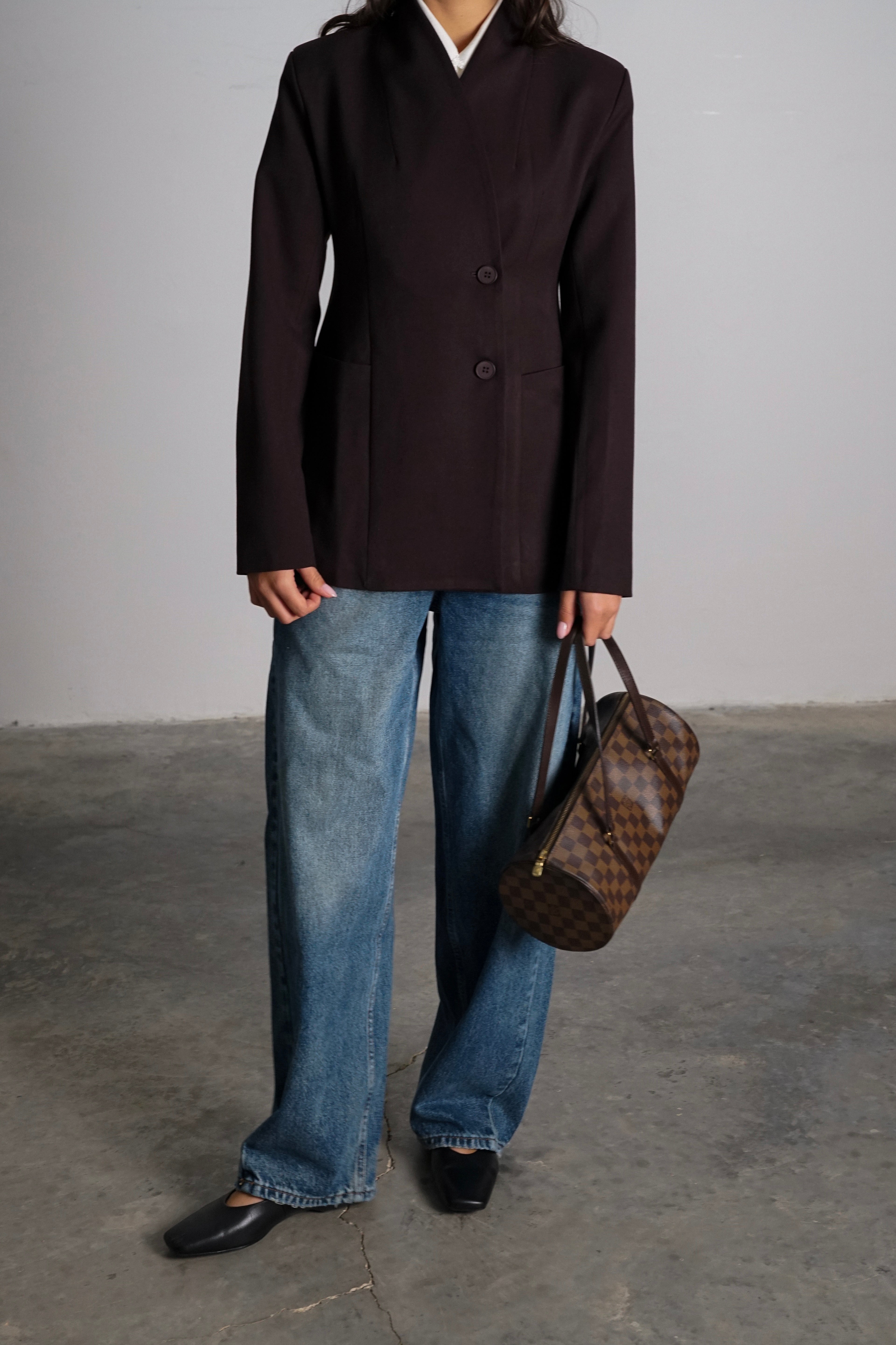 ג'קט מיירון-חום