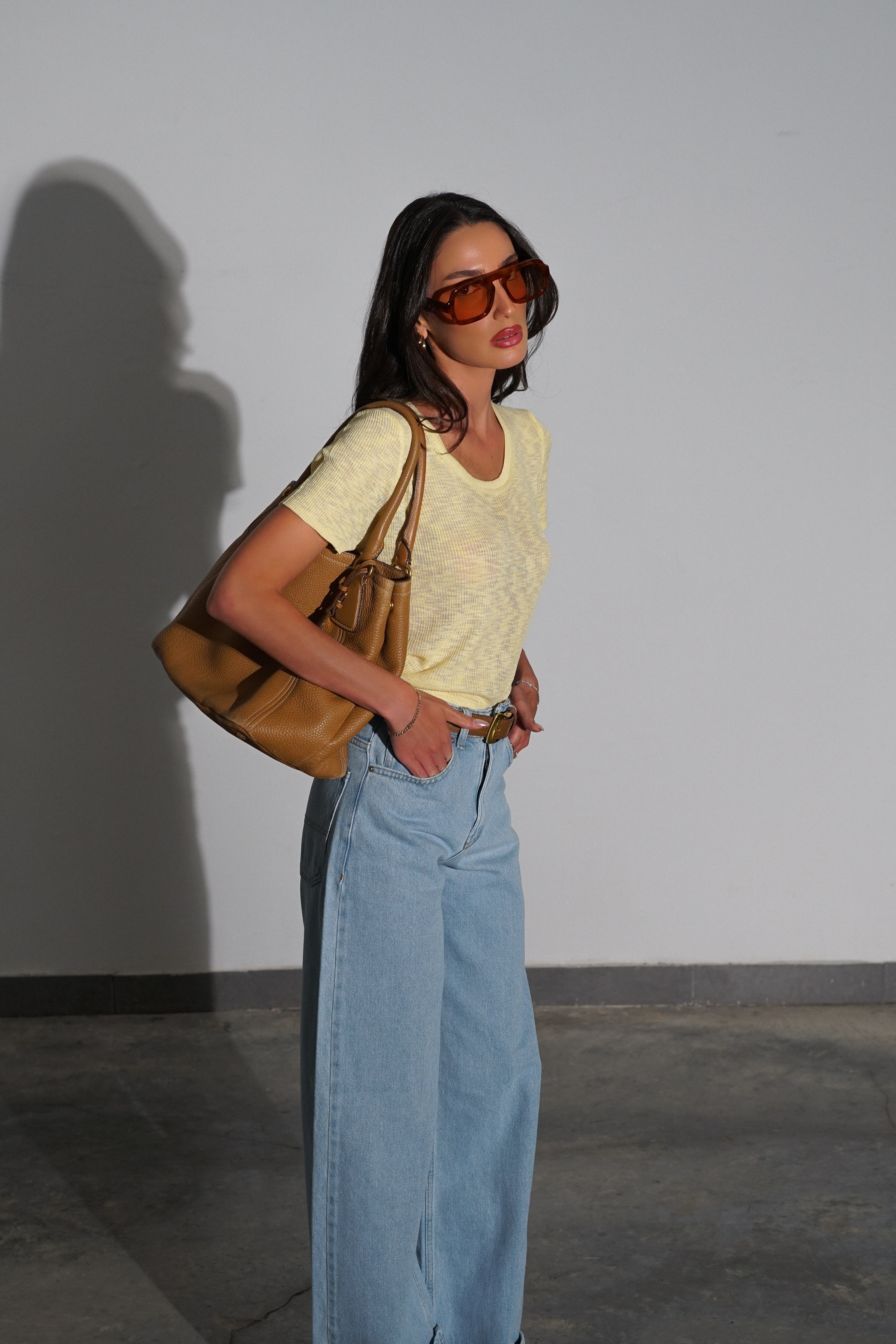 חולצת קירי-צהוב