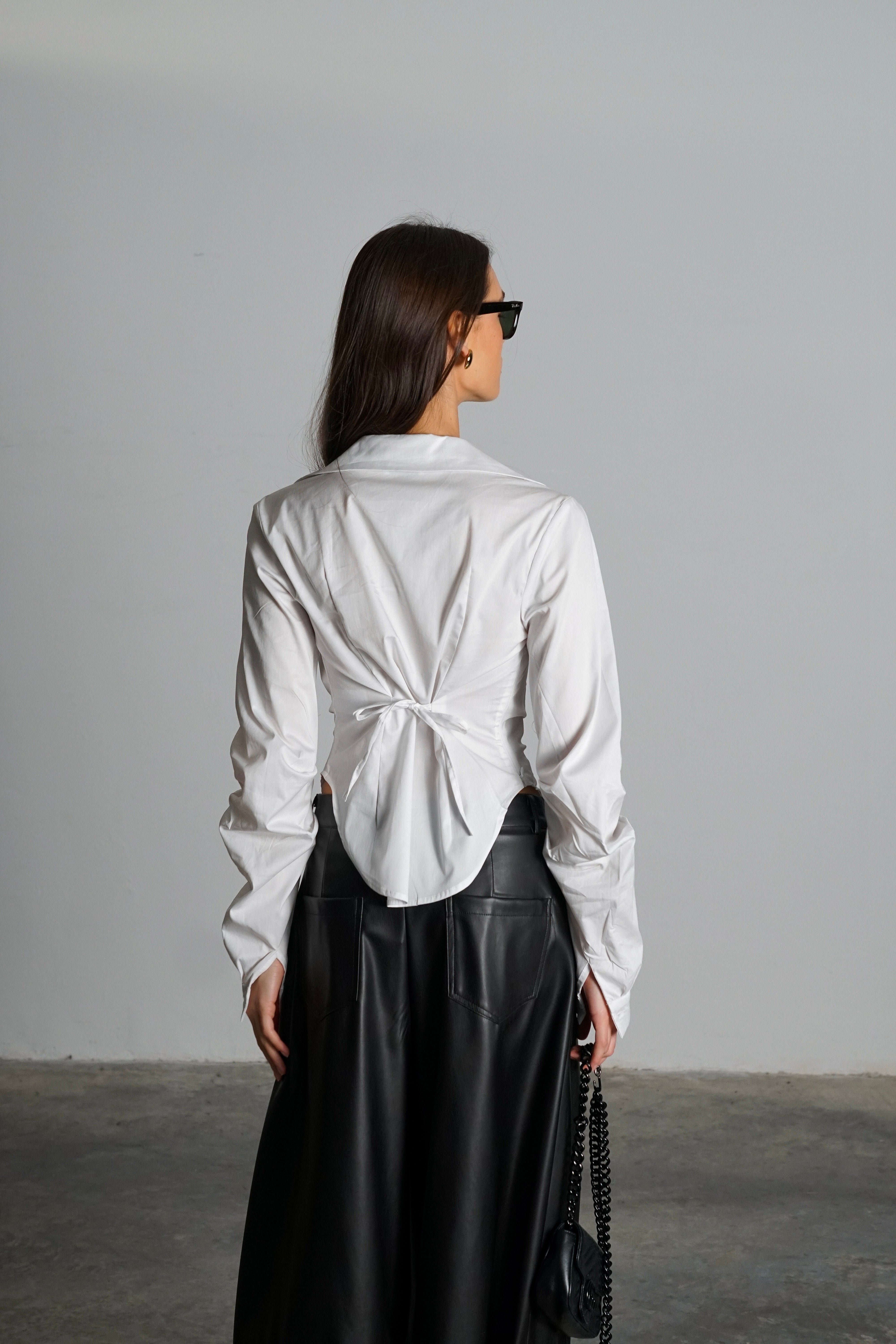 חולצת סאנסה-לבן