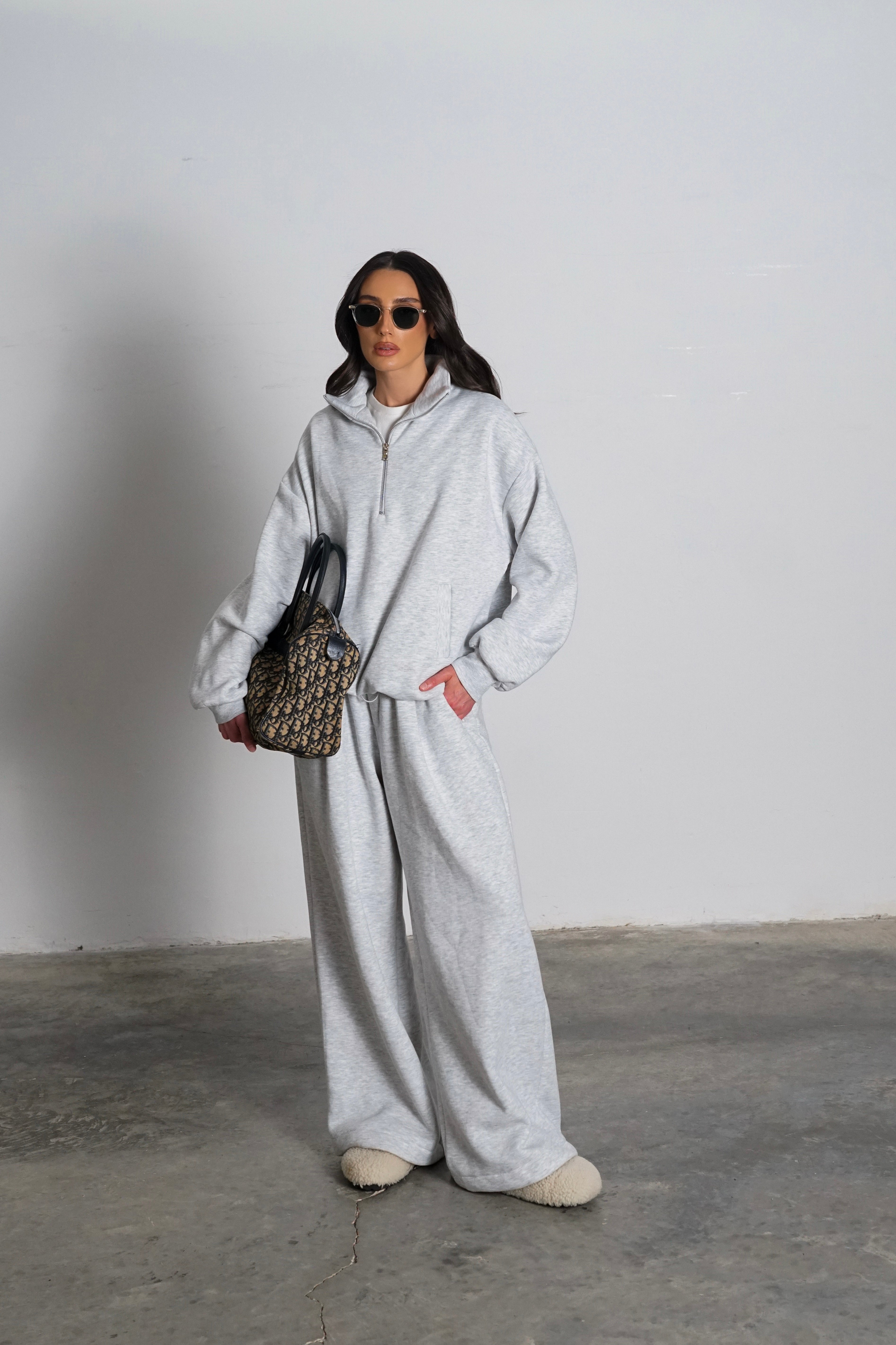 חליפת מריבלה-אפור