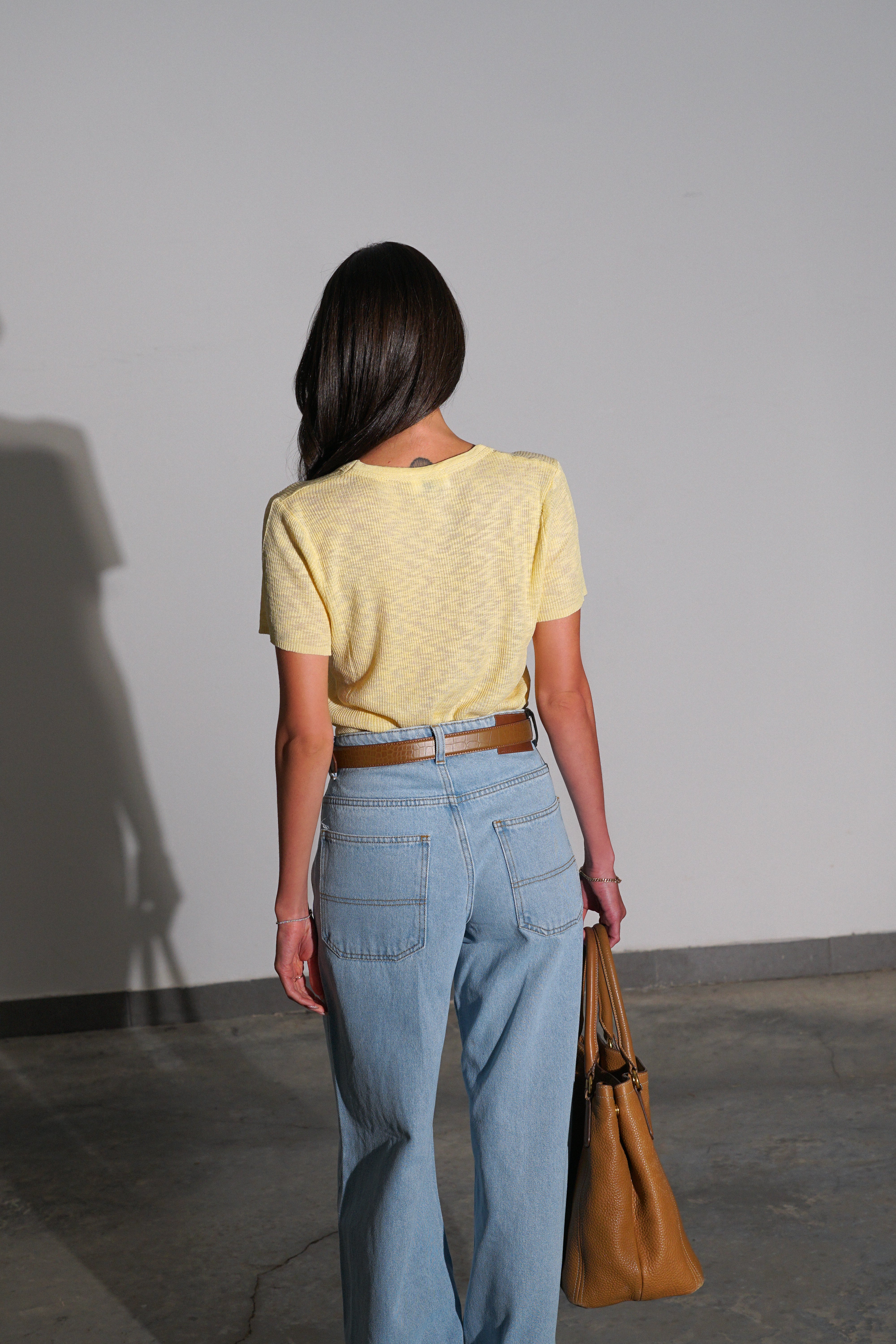 חולצת קירי-צהוב