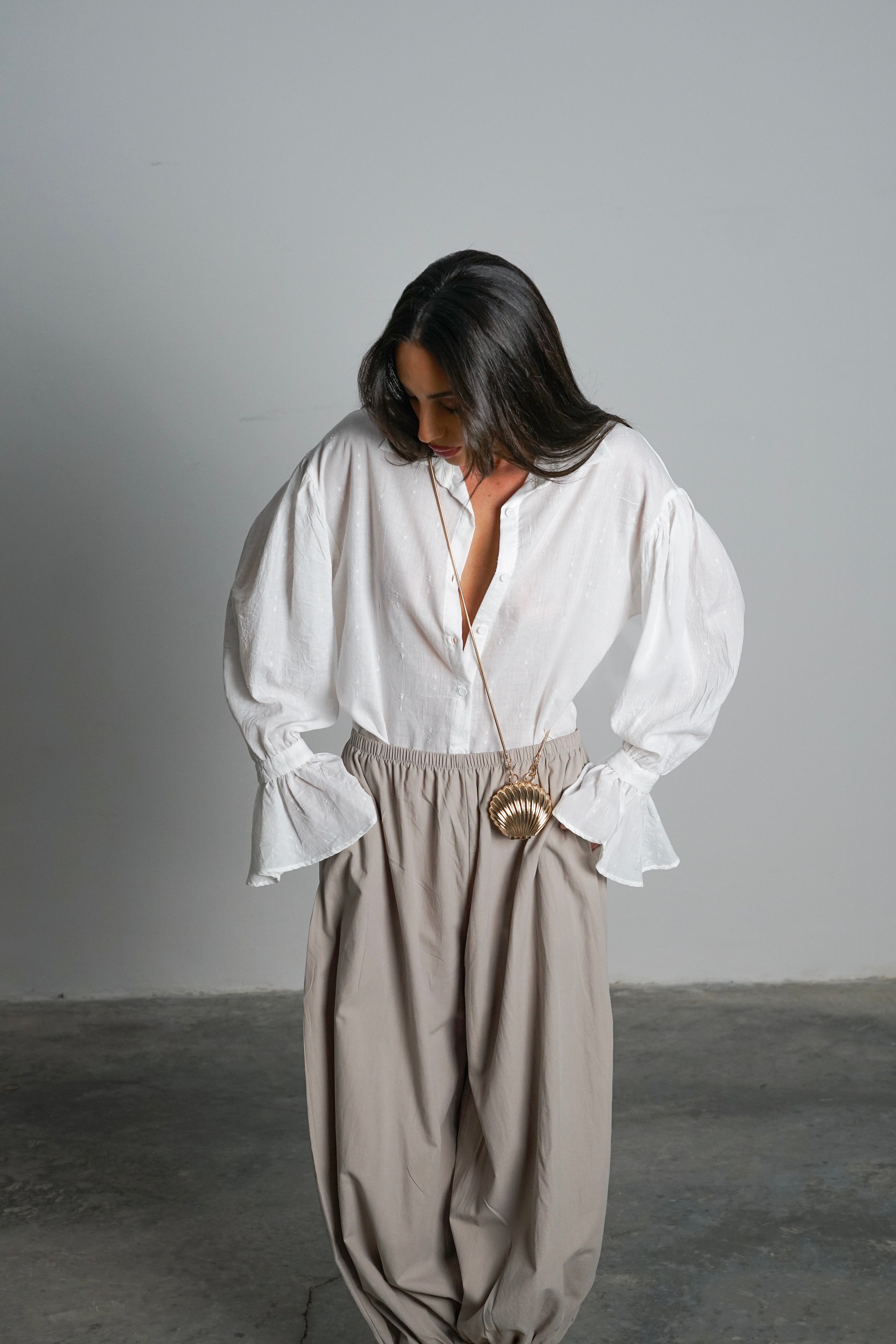 חולצת דונטלה-לבן