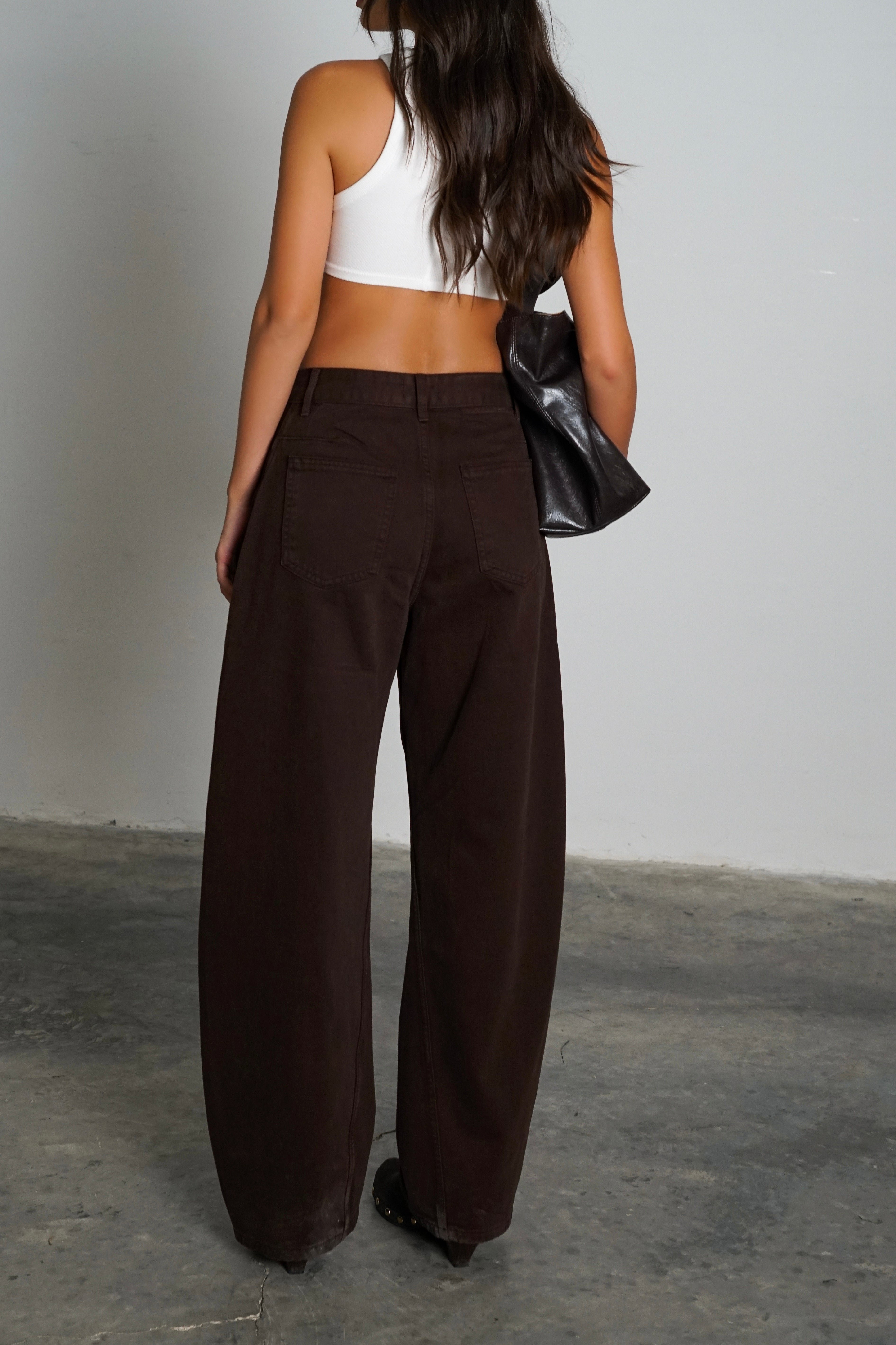 מכנסי דריל-חום