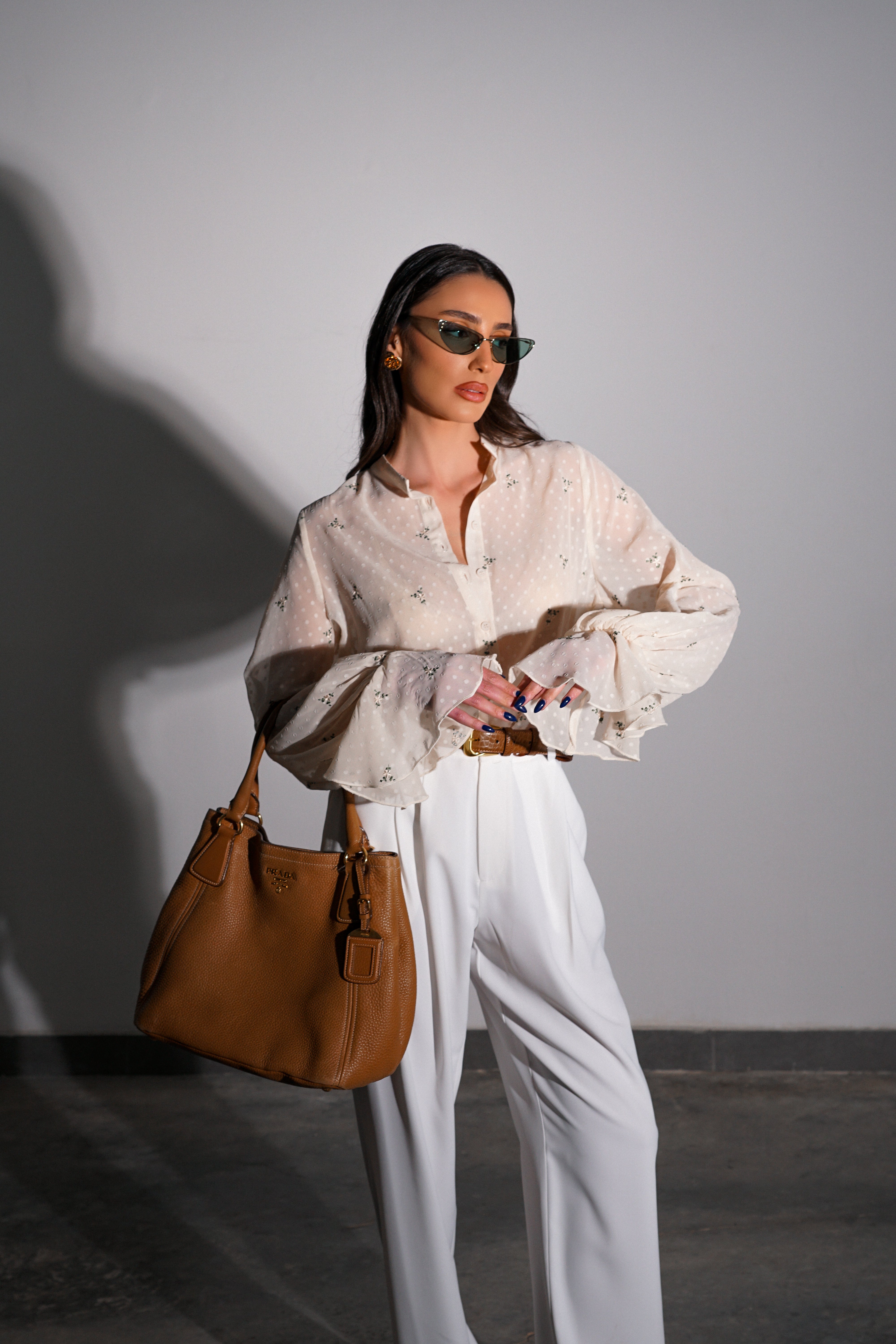 חולצת פיורלה-שמנת