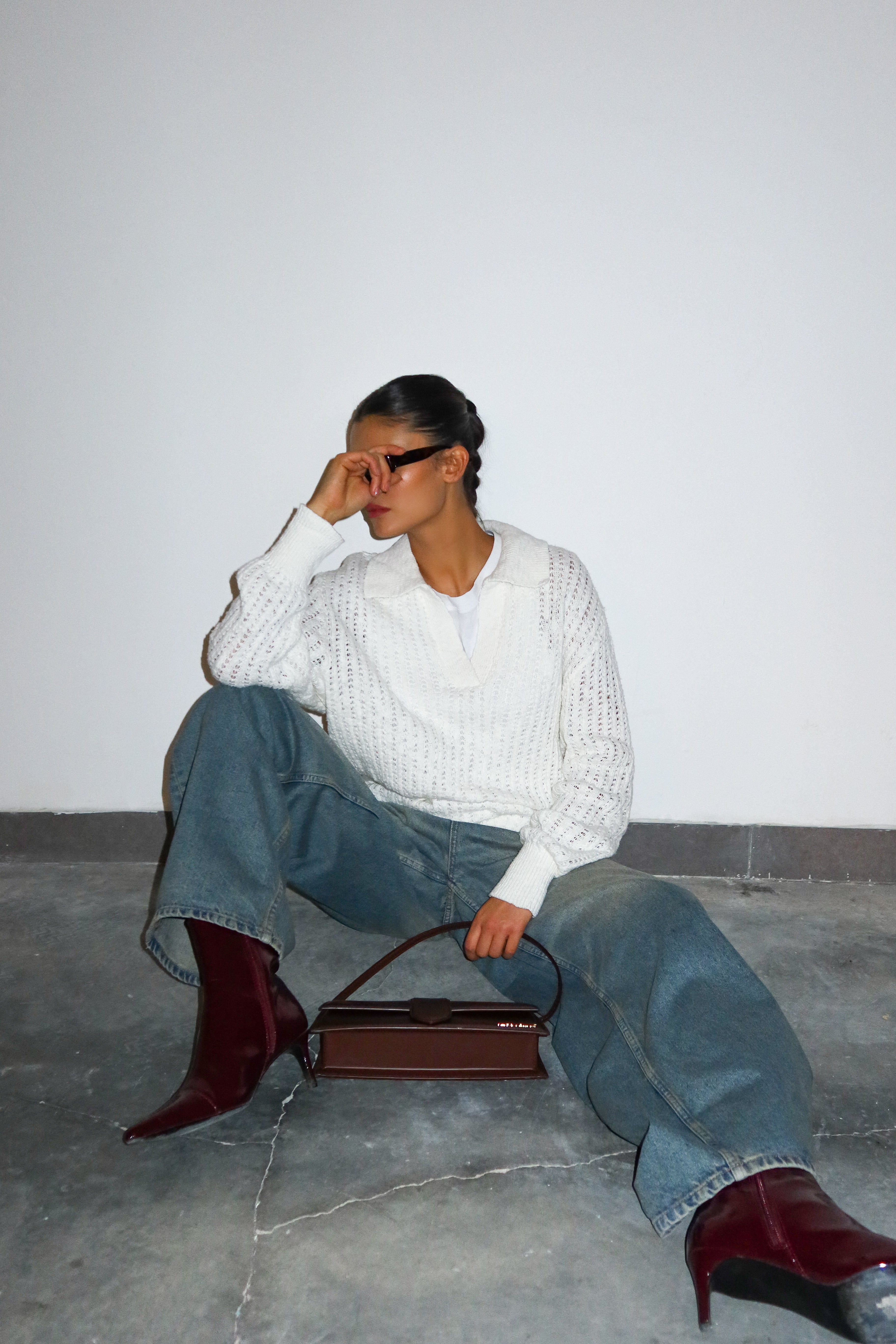 סריג דאניש-לבן