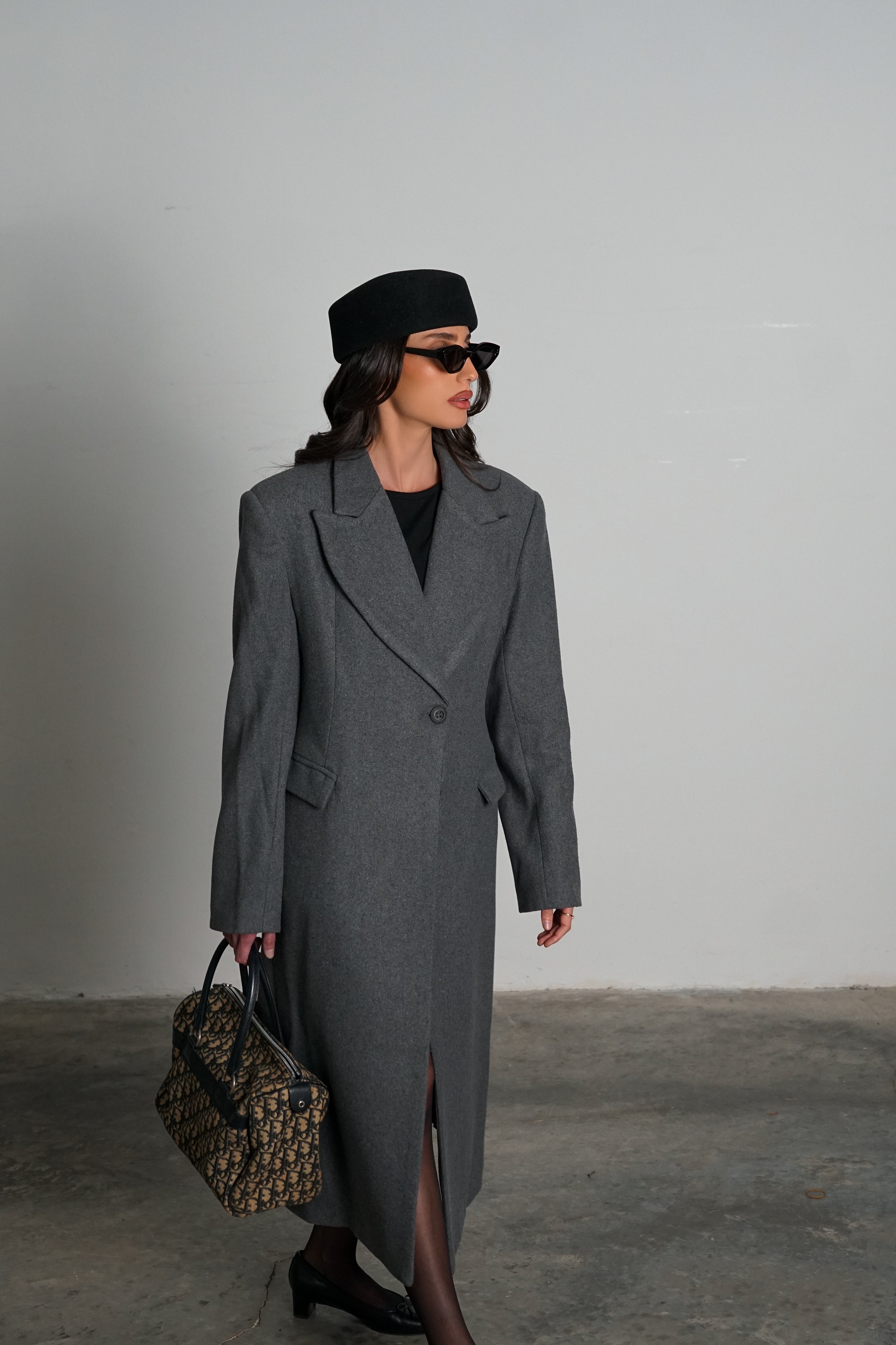 מעיל מיצ'ו-אפור