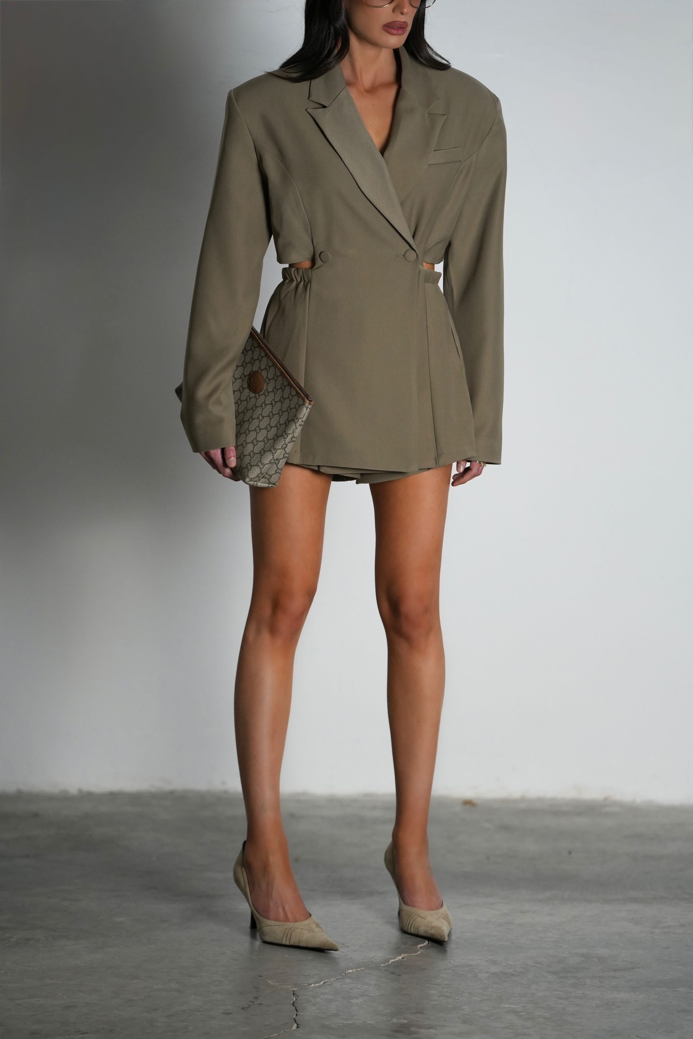 אוברול שינייד-חאקי