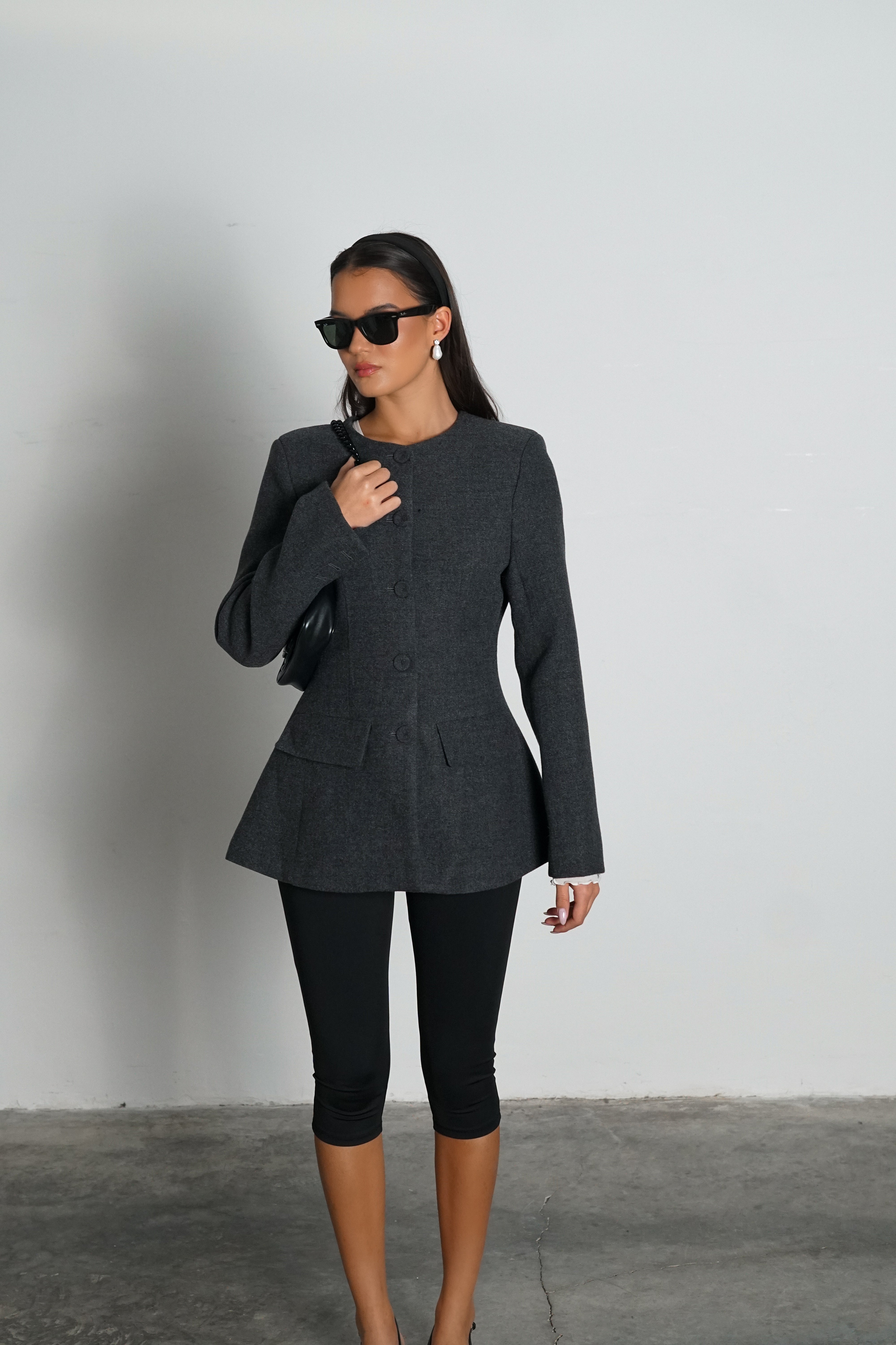 ג'קט ריג'ינה-אפור