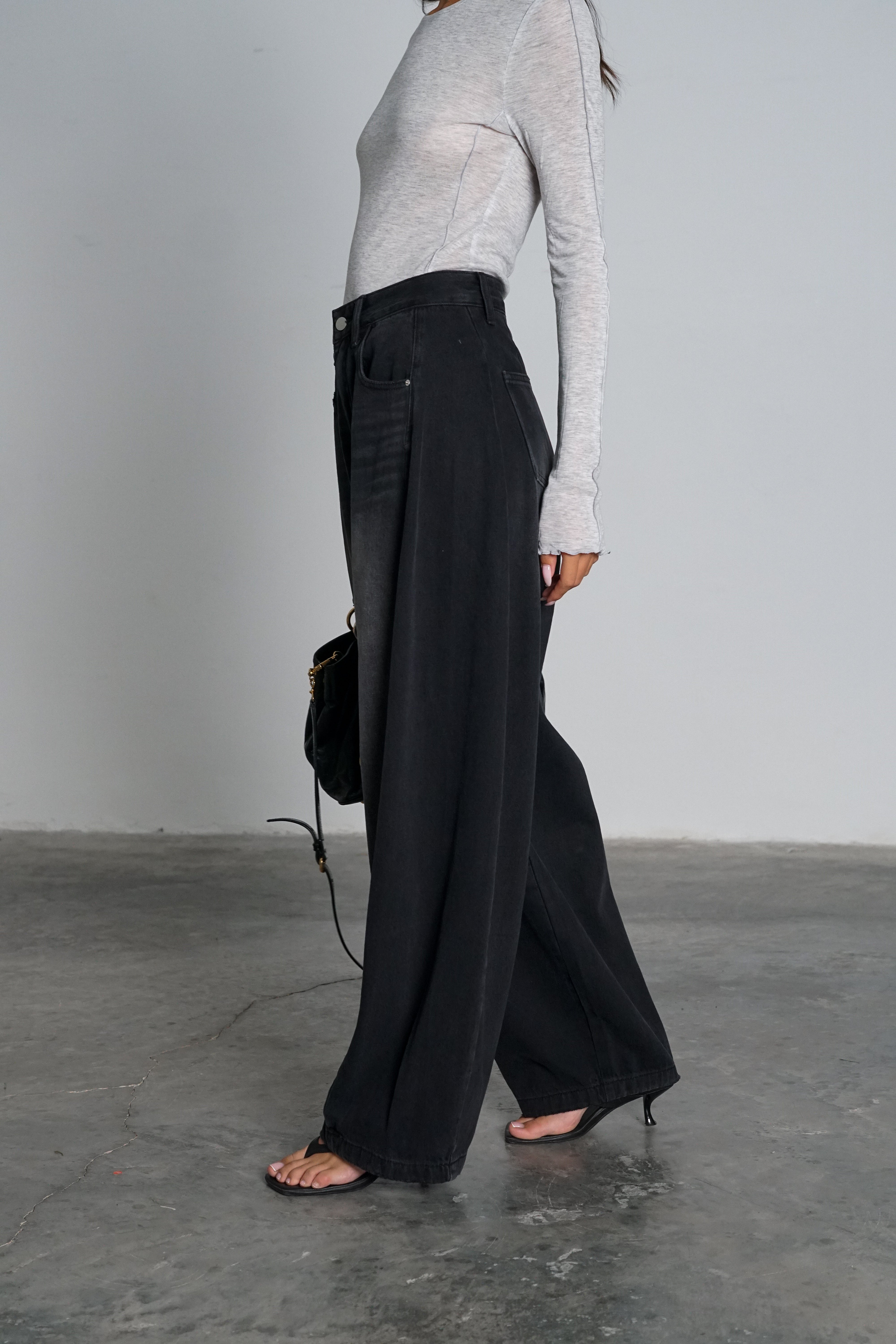 ג'ינס ריקול-שחור