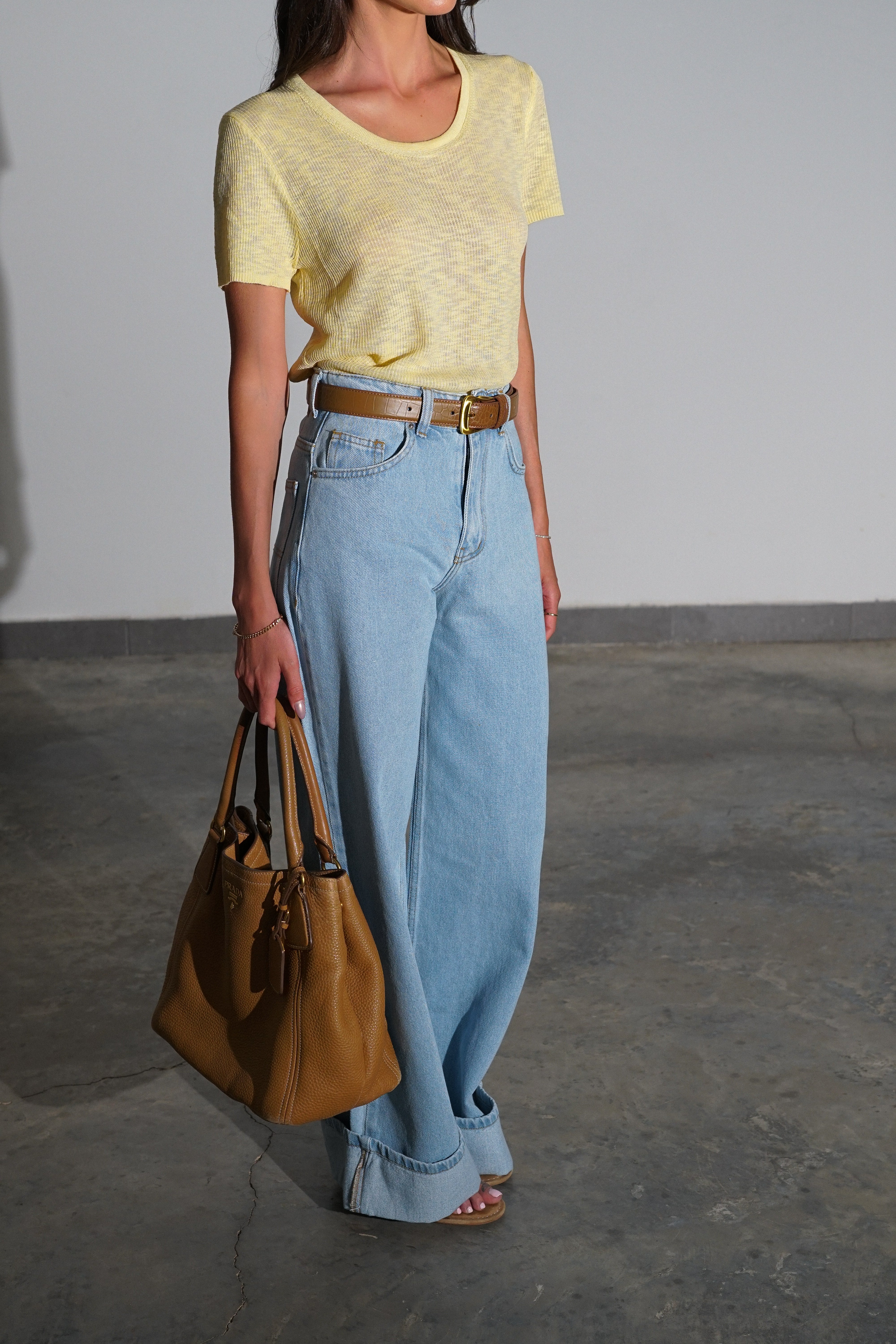 חולצת קירי-צהוב