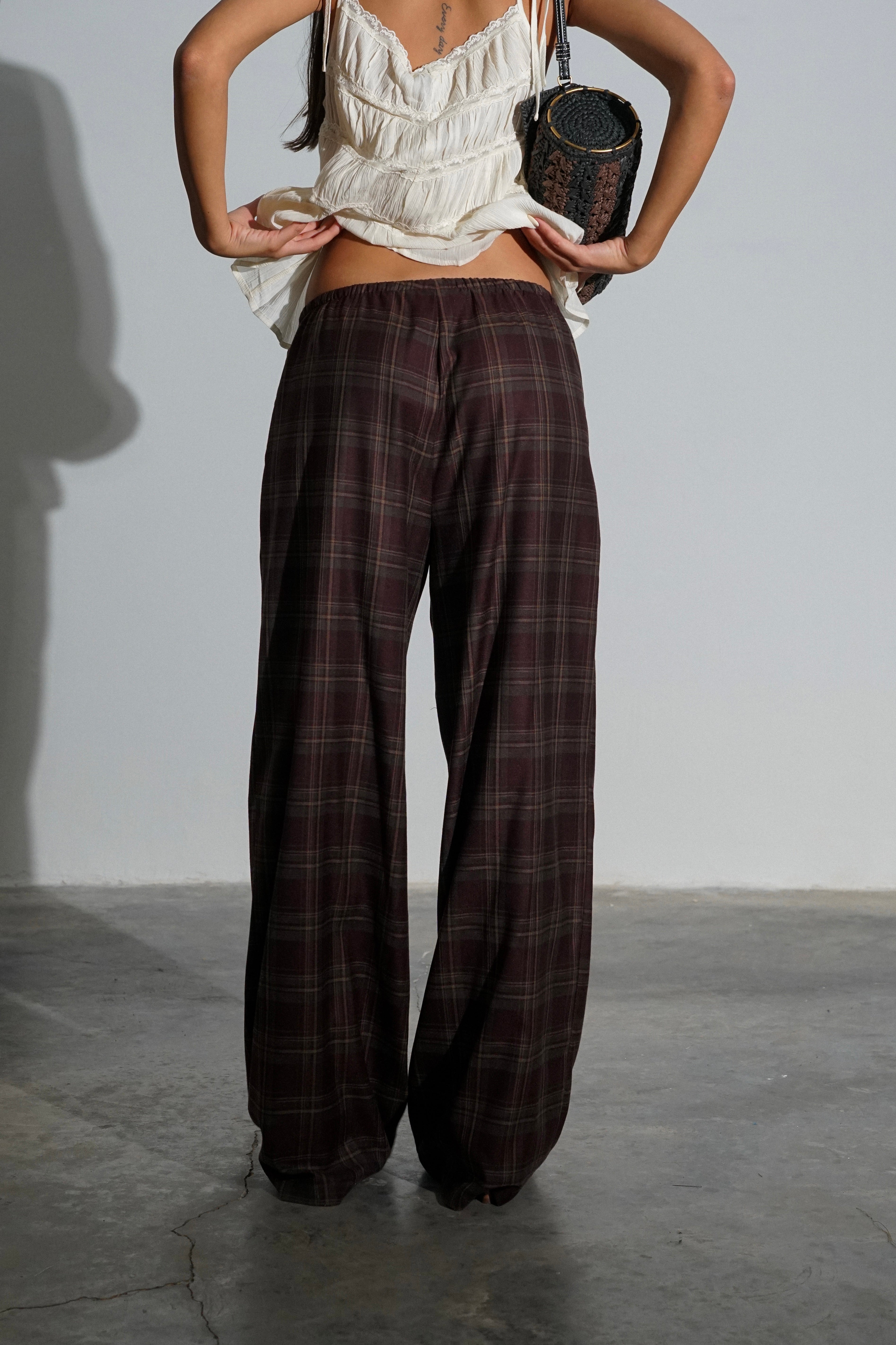 מכנסי פלמרו-בורדו