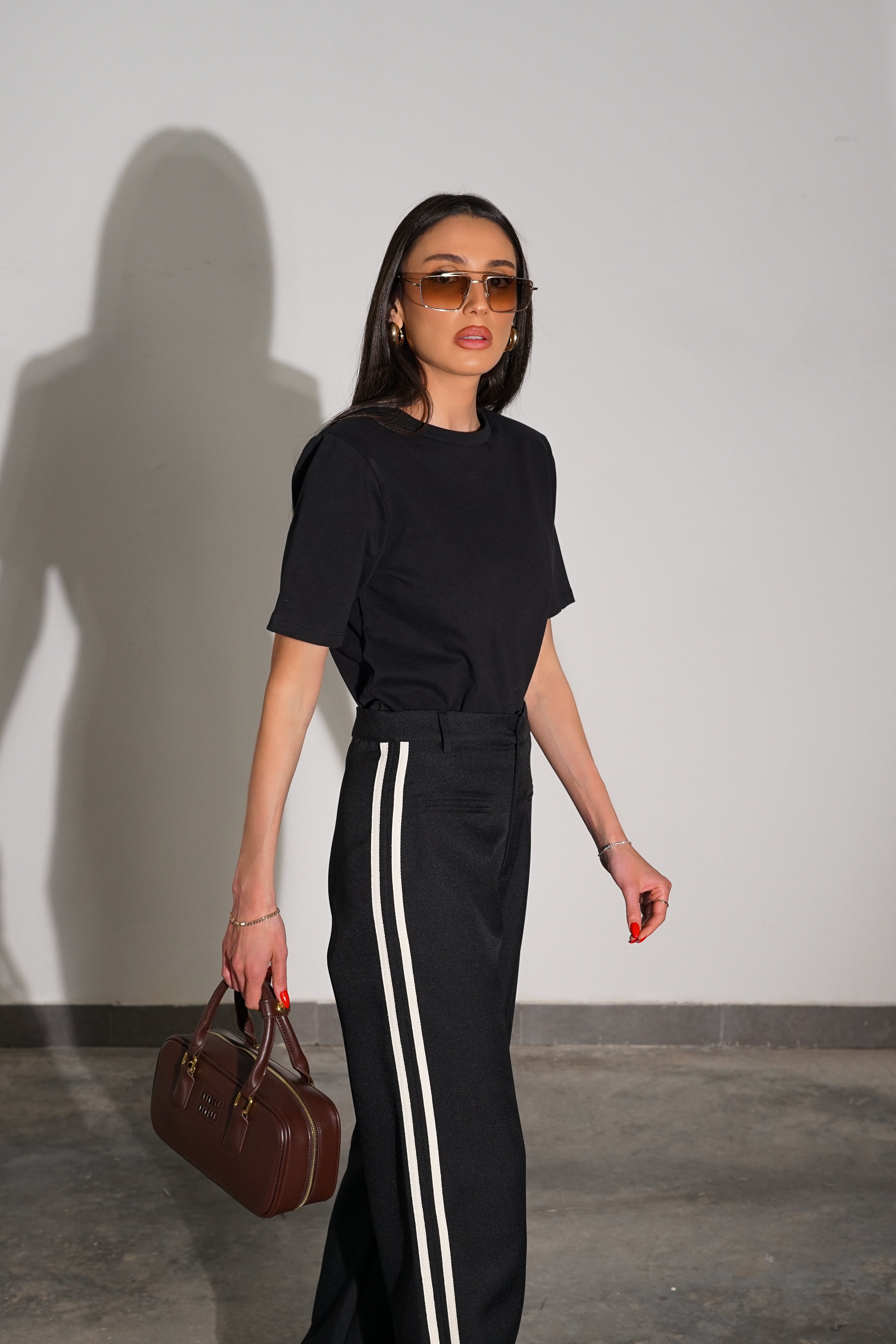 מכנסי ריילי-שחור