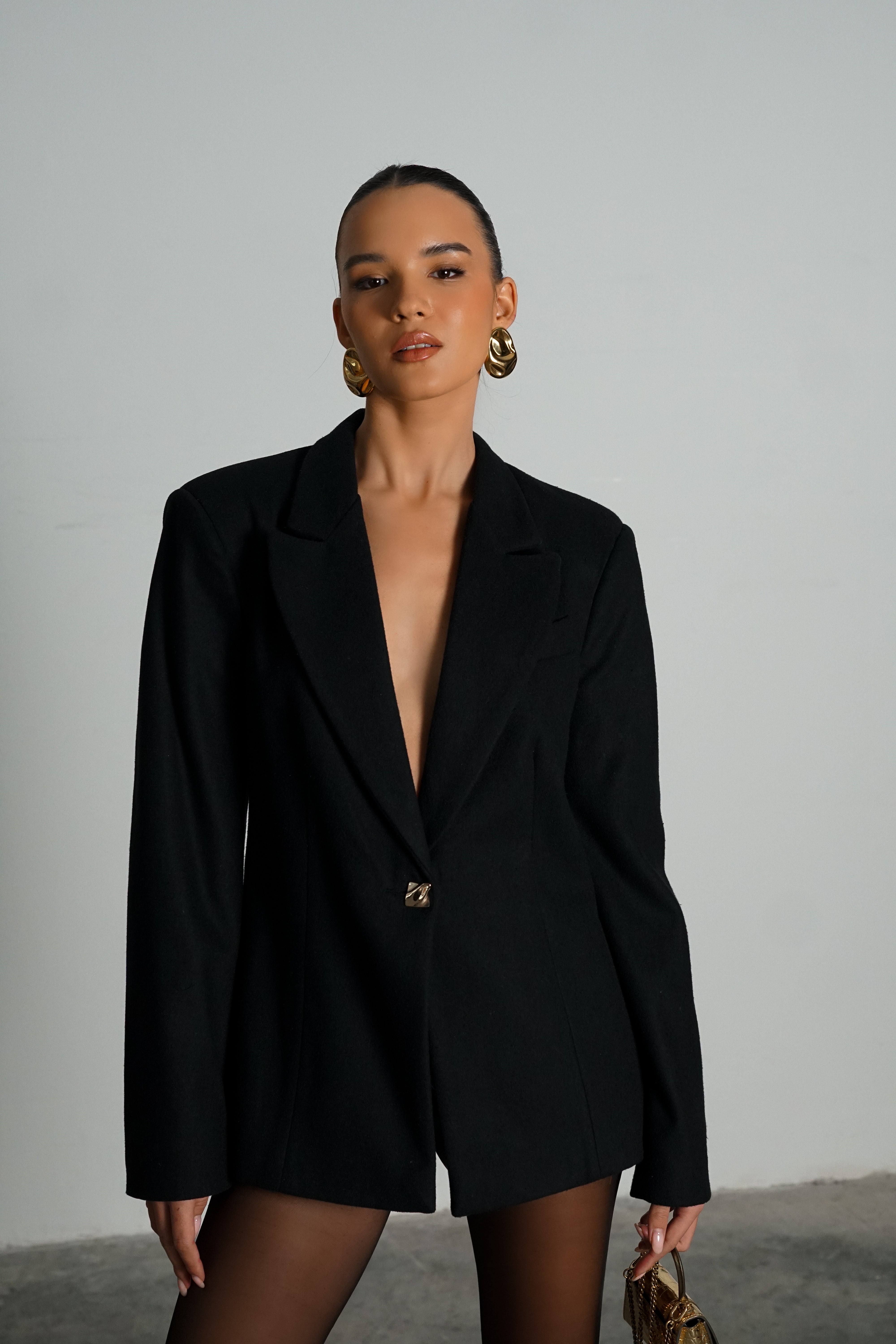 ג'קט סבין-שחור