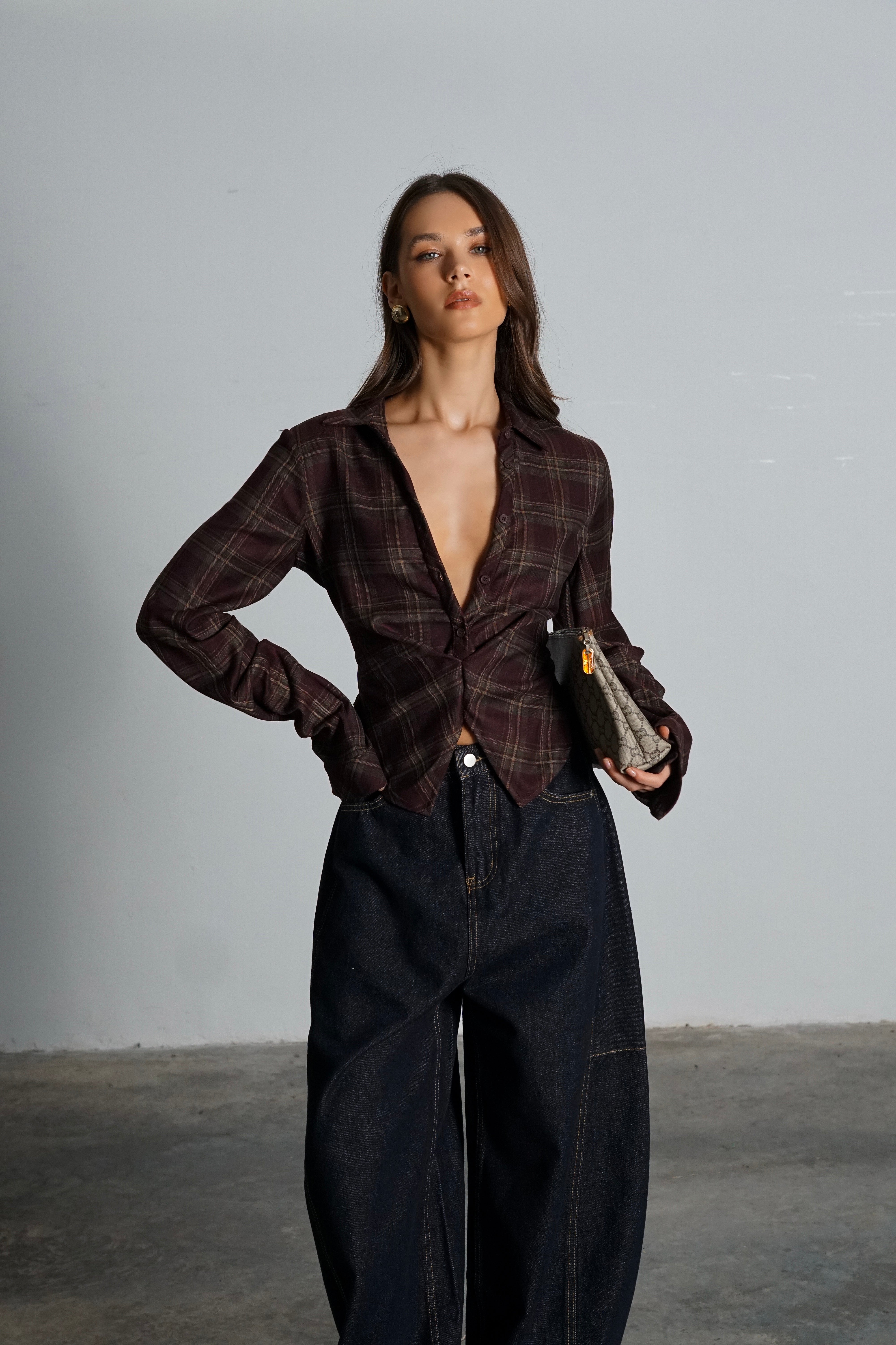 חולצת סאנסה-בורדו