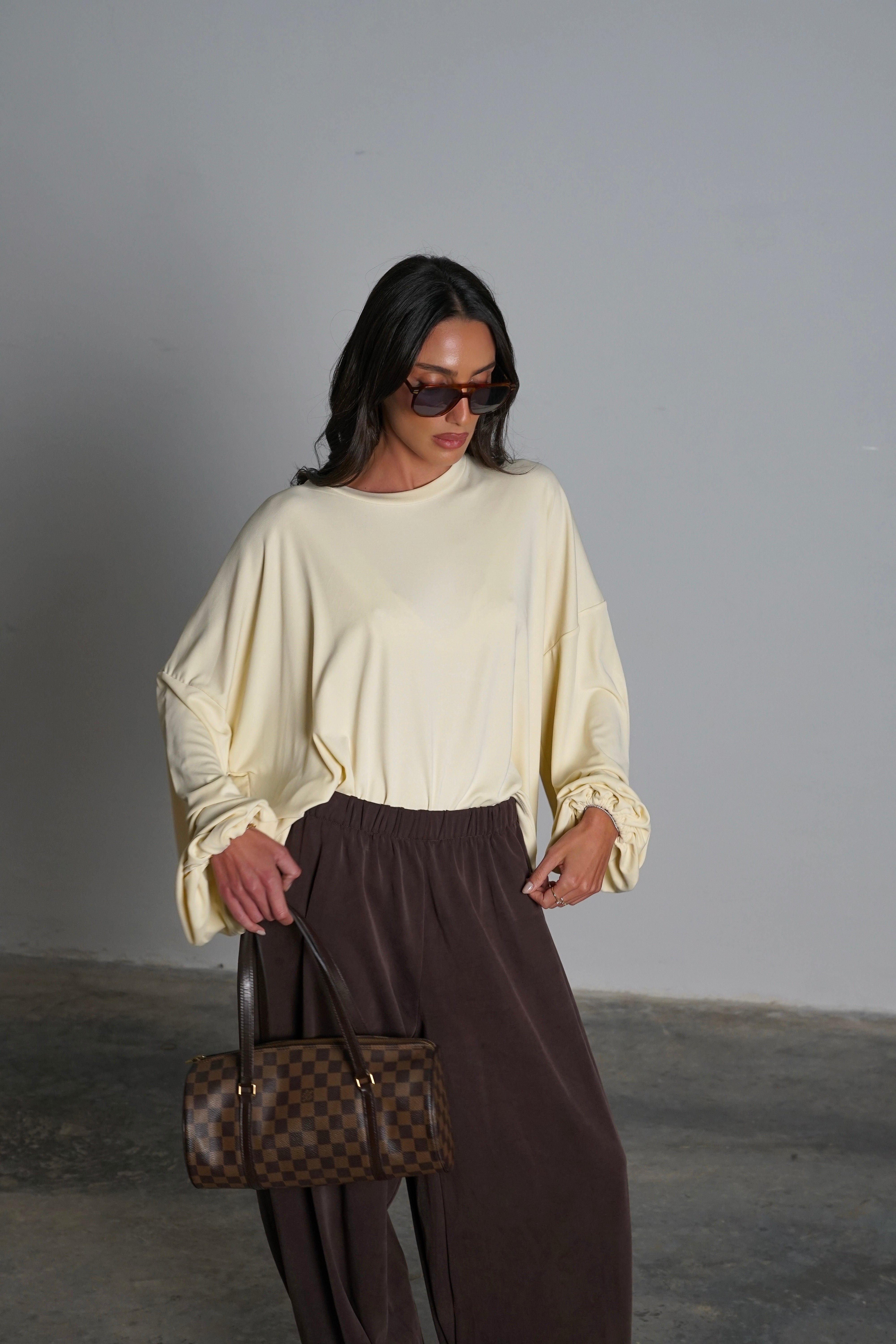 חולצת מייבי-חמאה