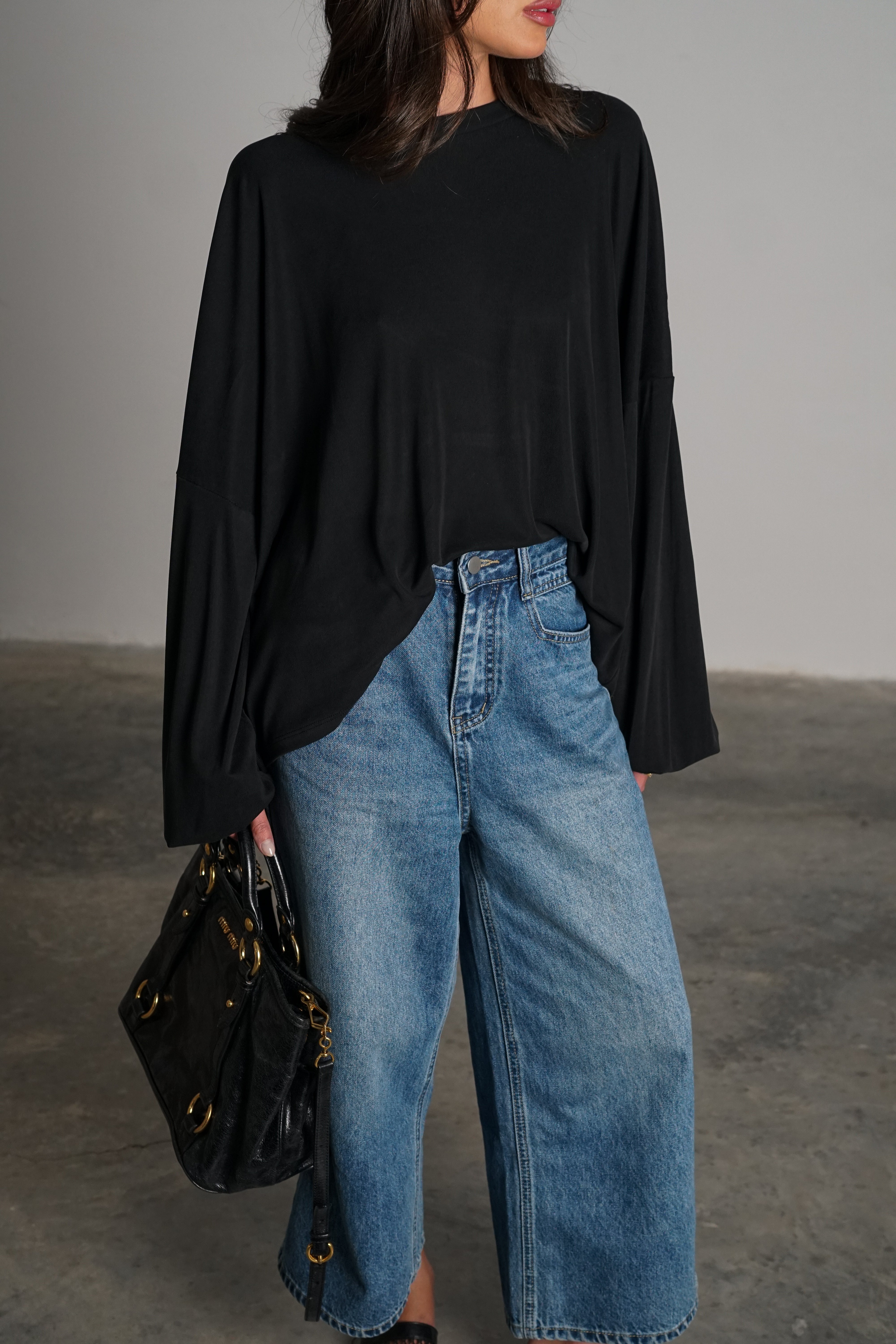 חולצת מייבי-שחור