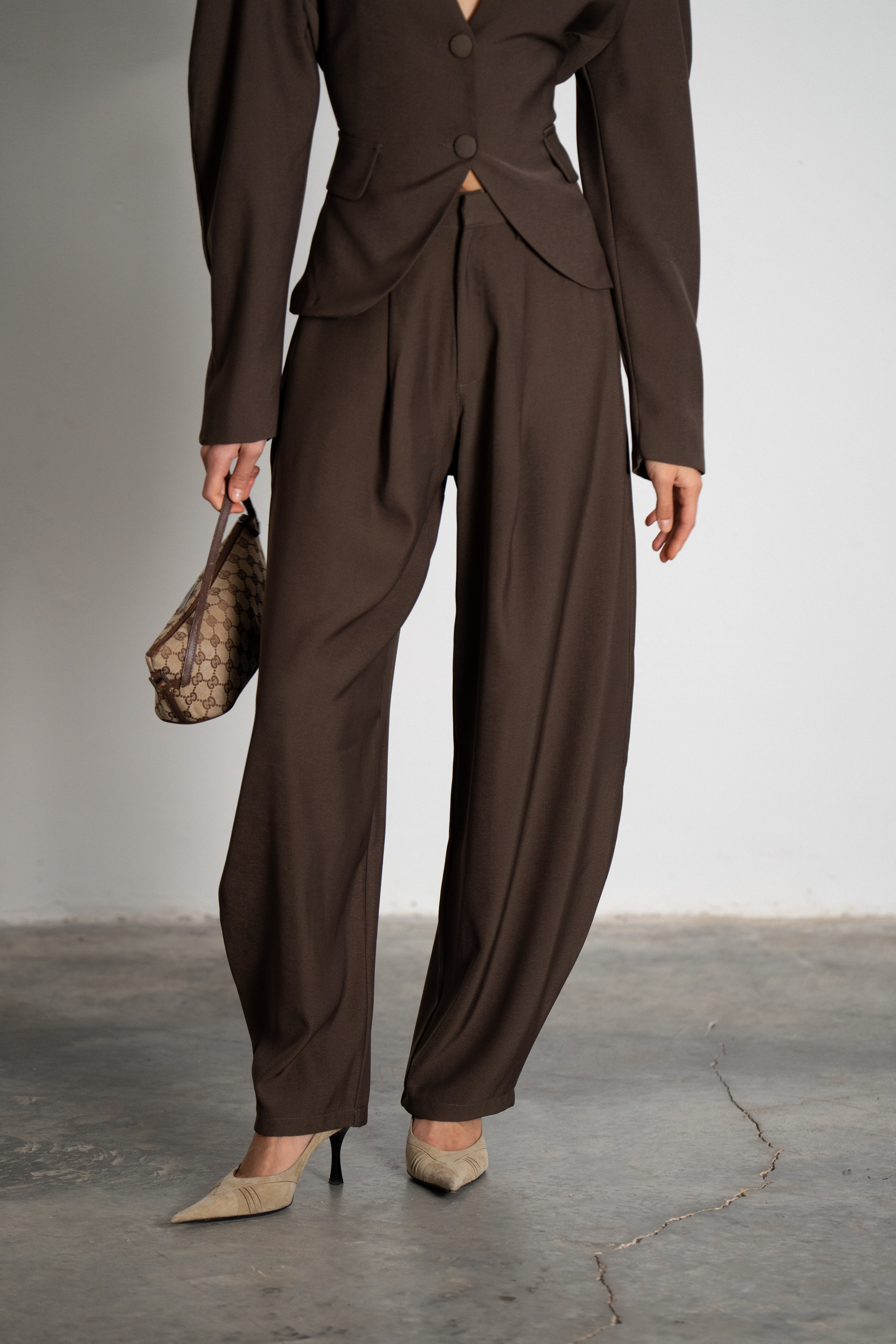 מכנסי טיזר-חום