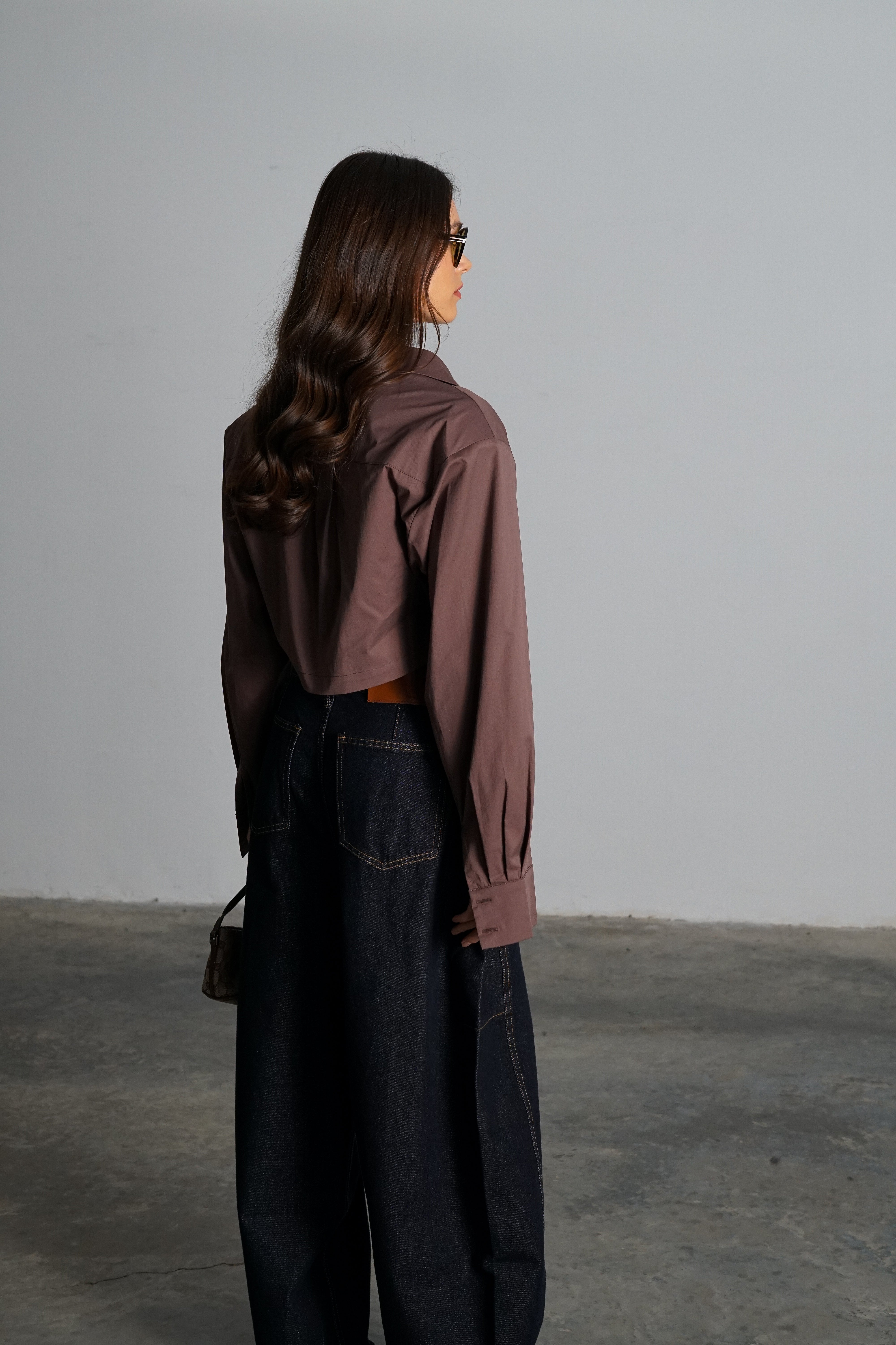 חולצת סטריפ-מוקה