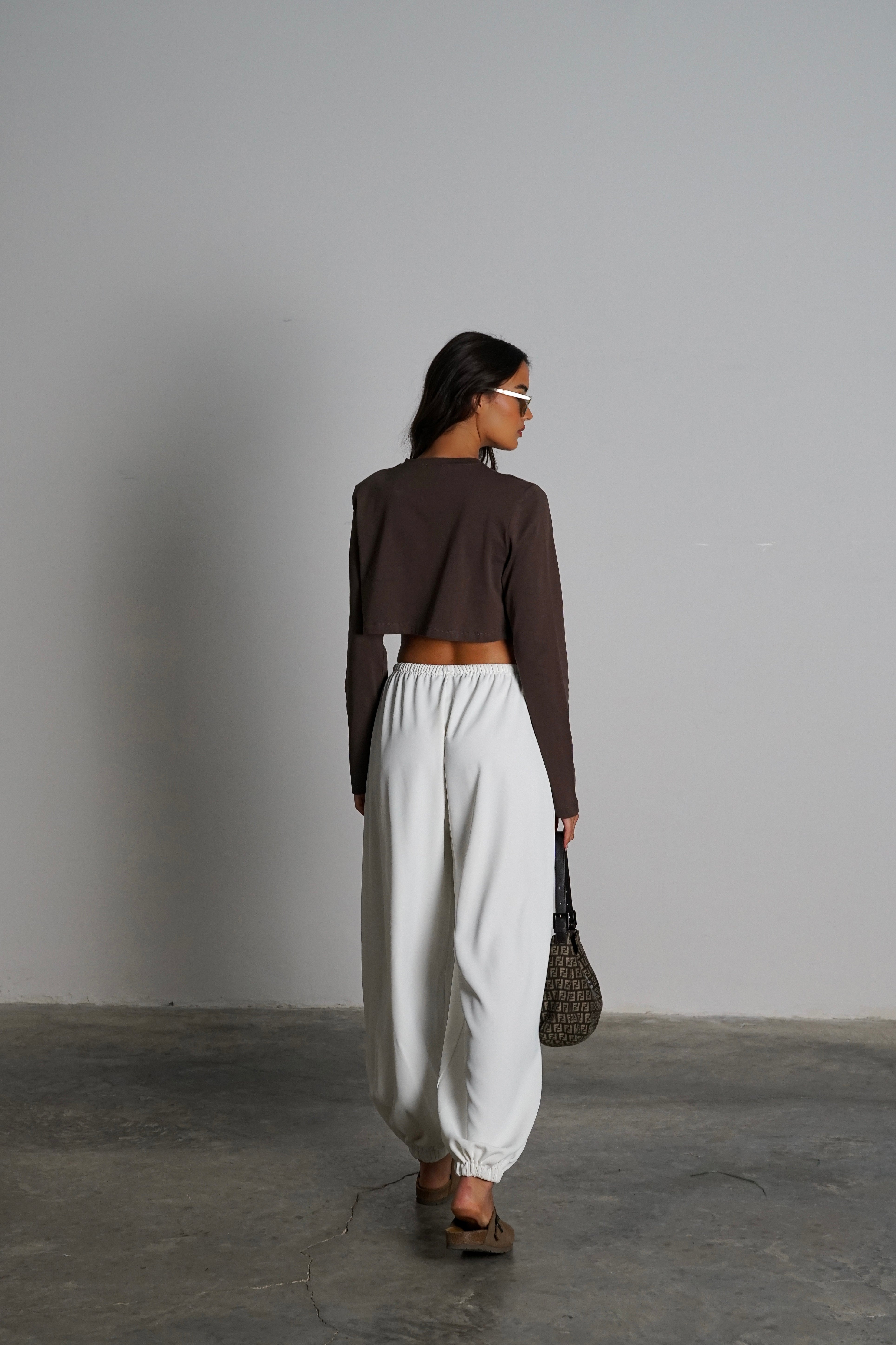 חולצת פופ-חום