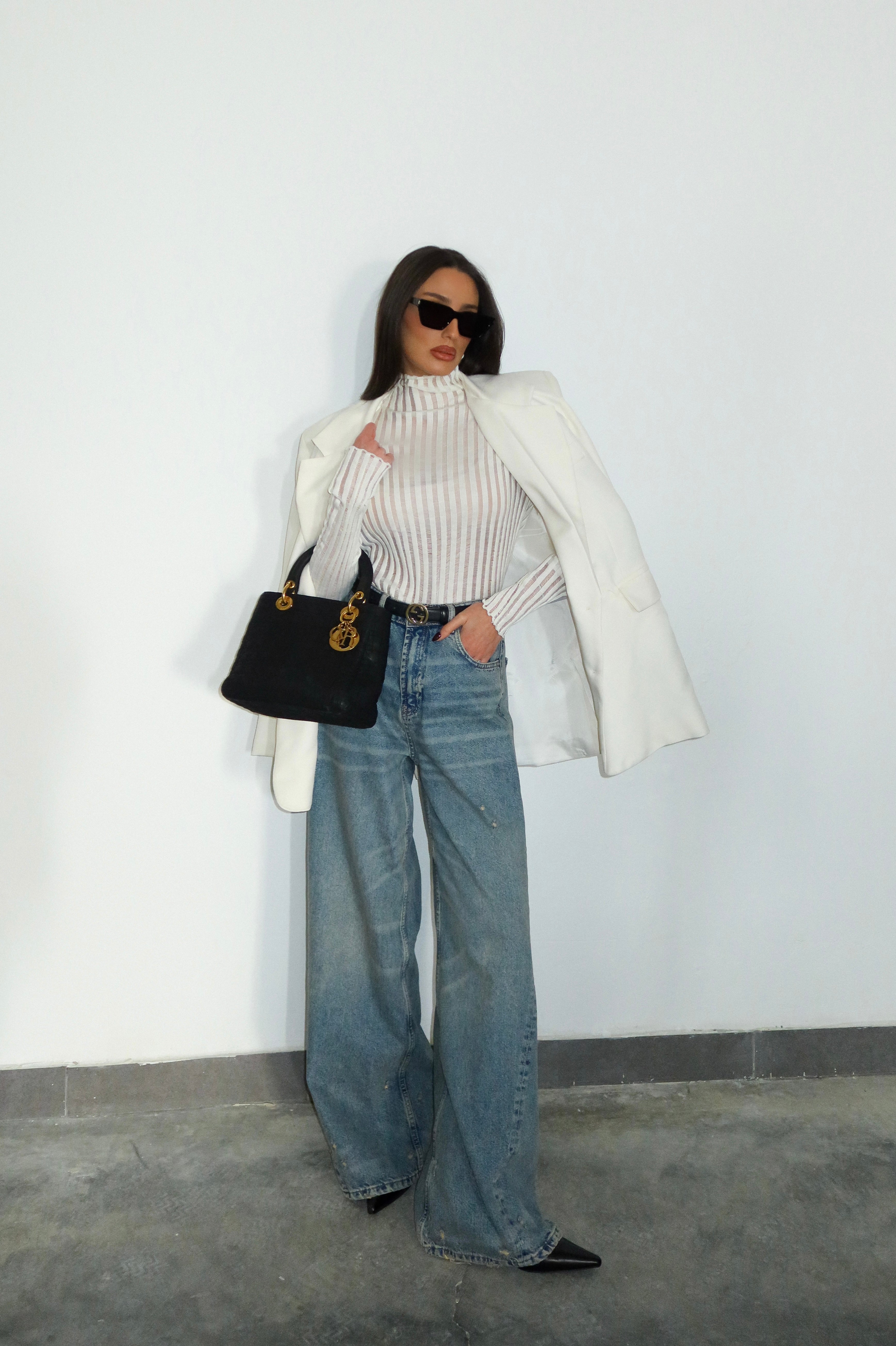 סריג ג'פסי-לבן