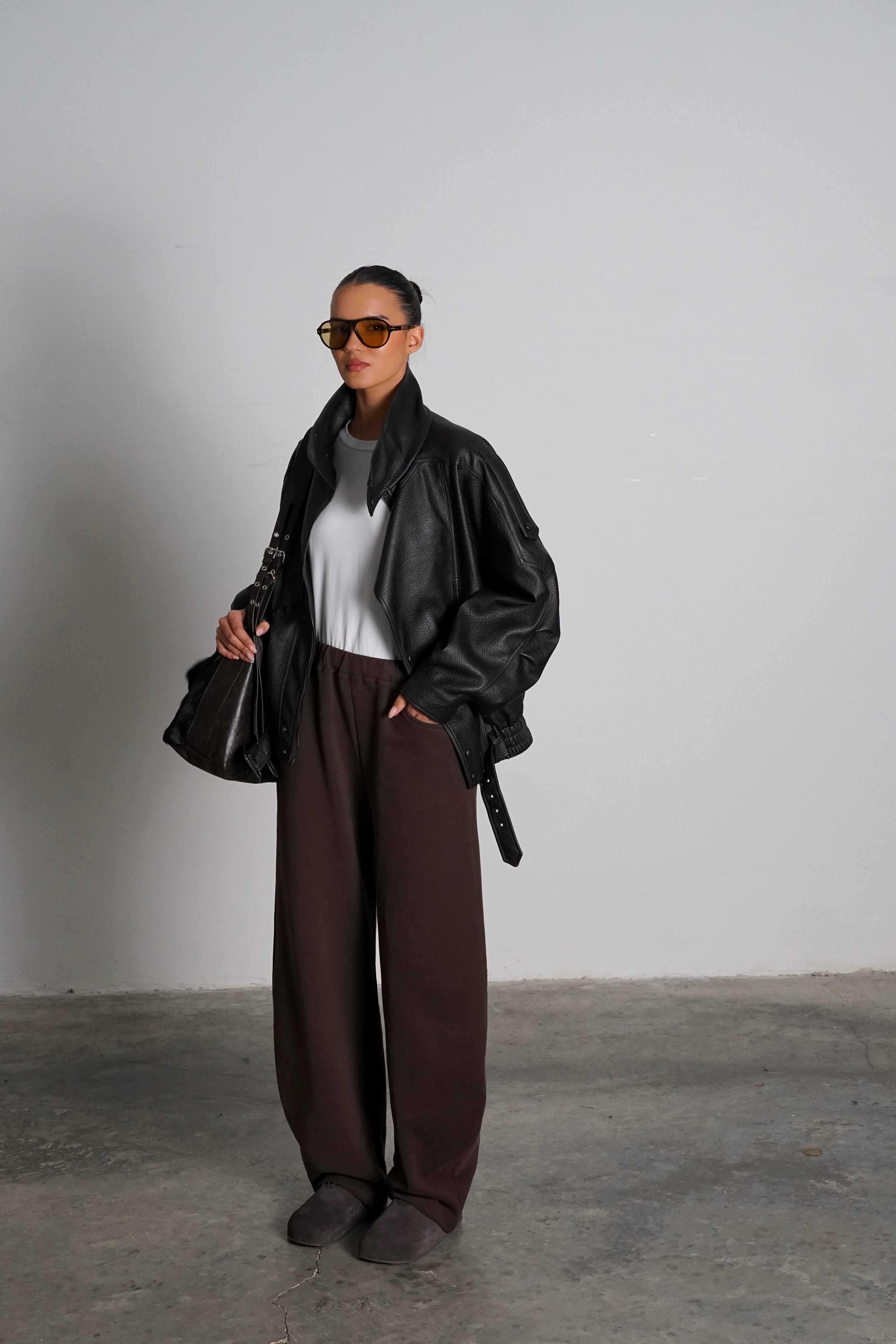 מכנסי סילבו-חום