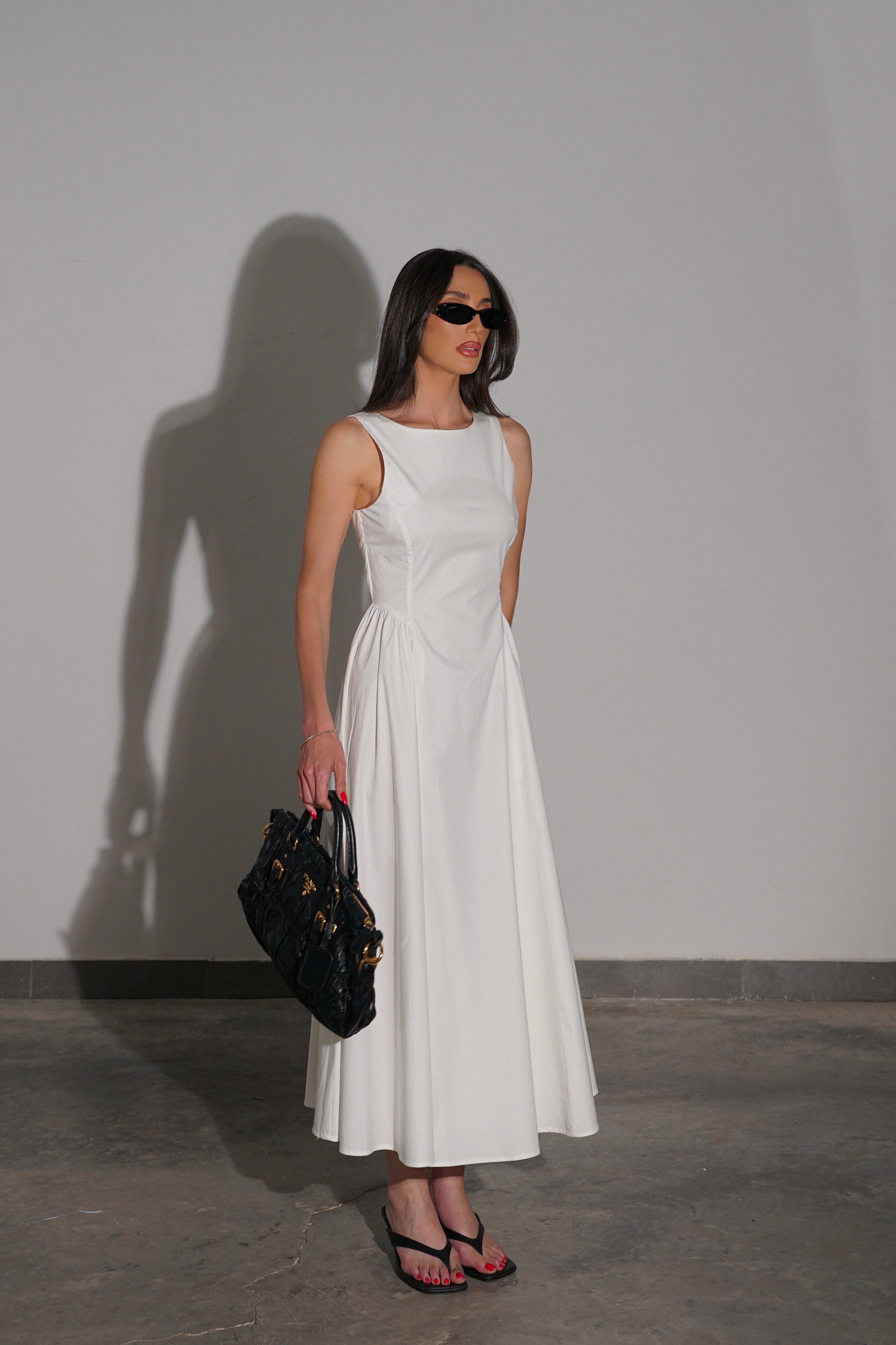 שמלת דנטה-לבן