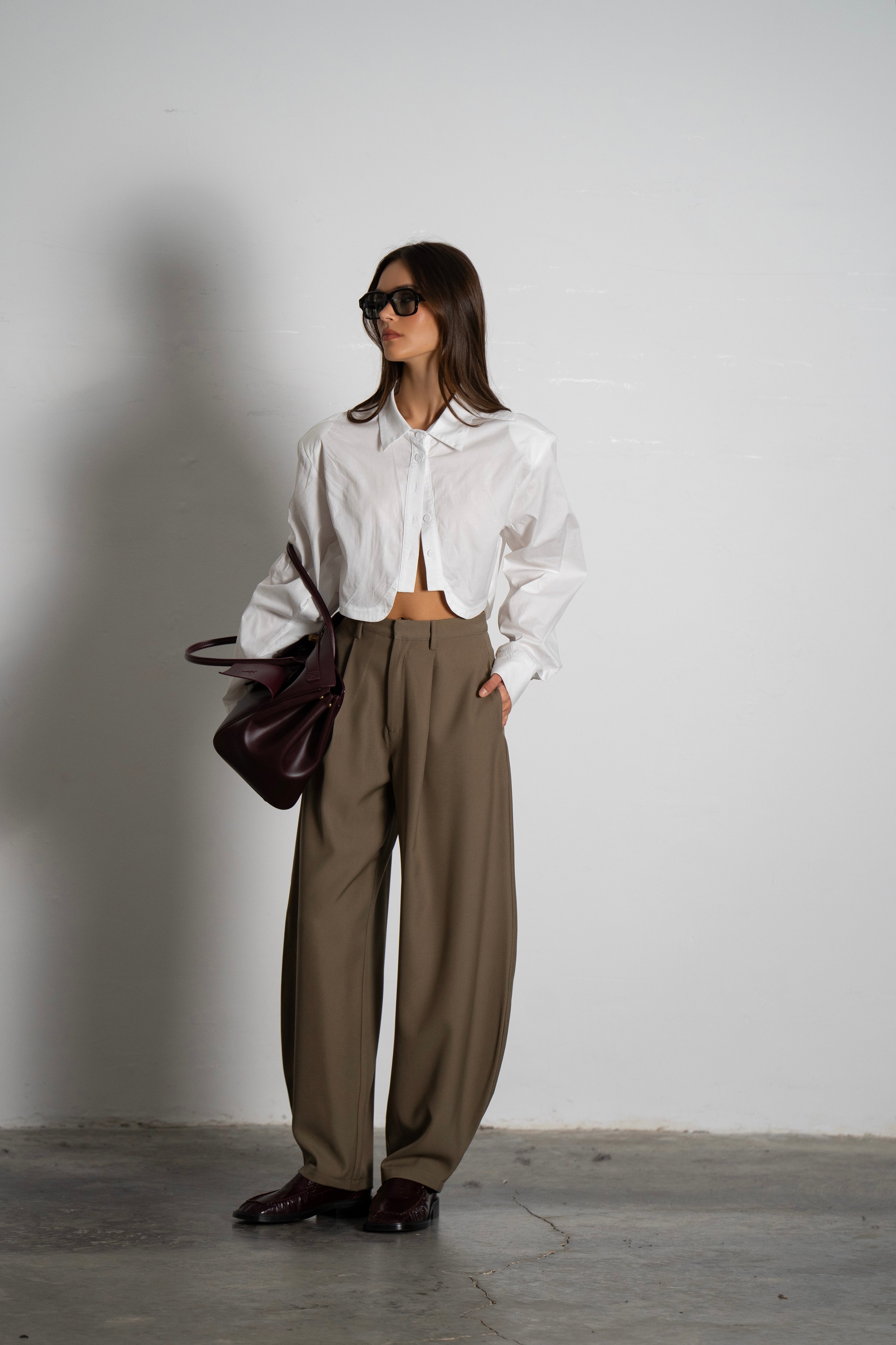 מכנסי טיזר-חאקי