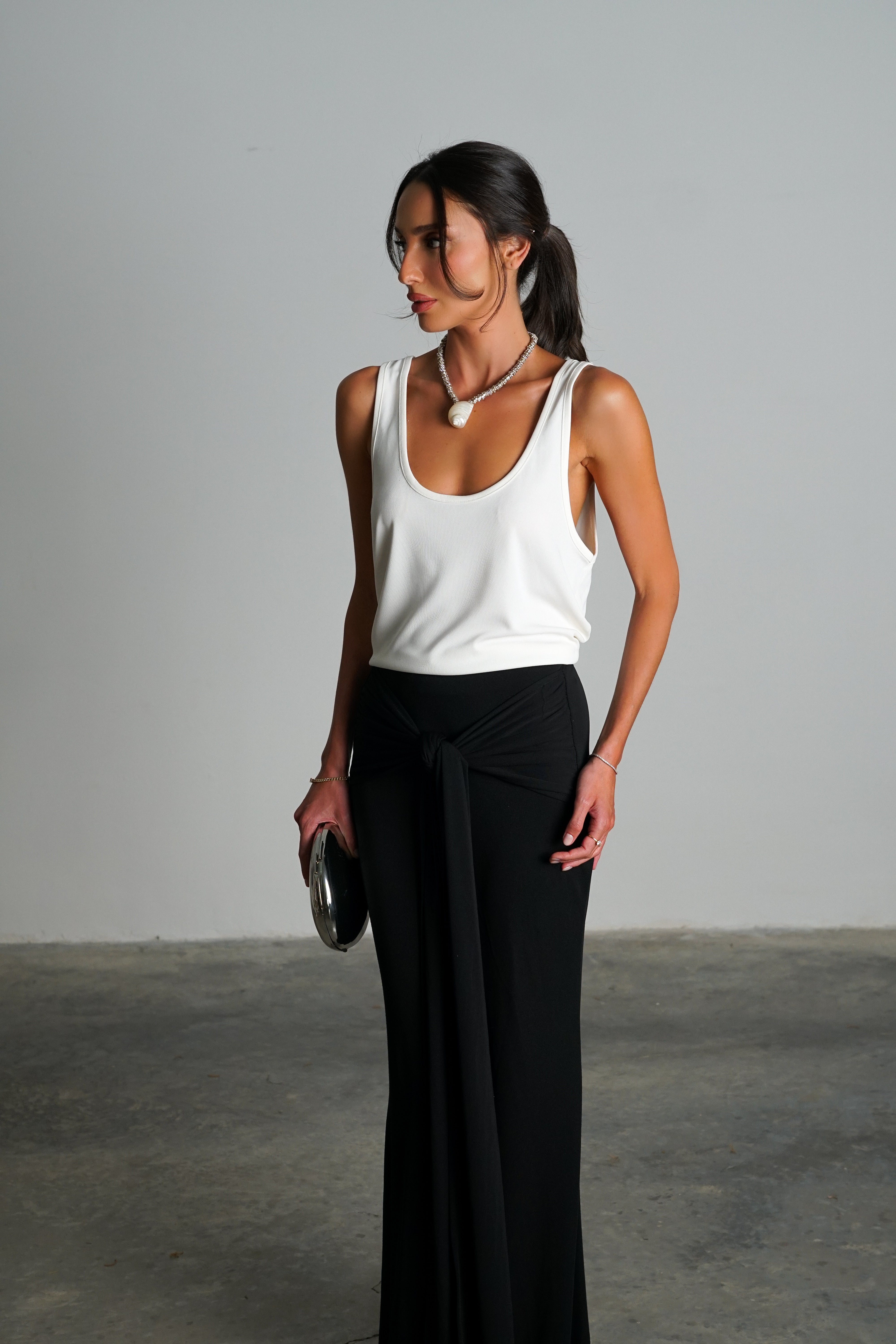 גופיית סימור-לבן