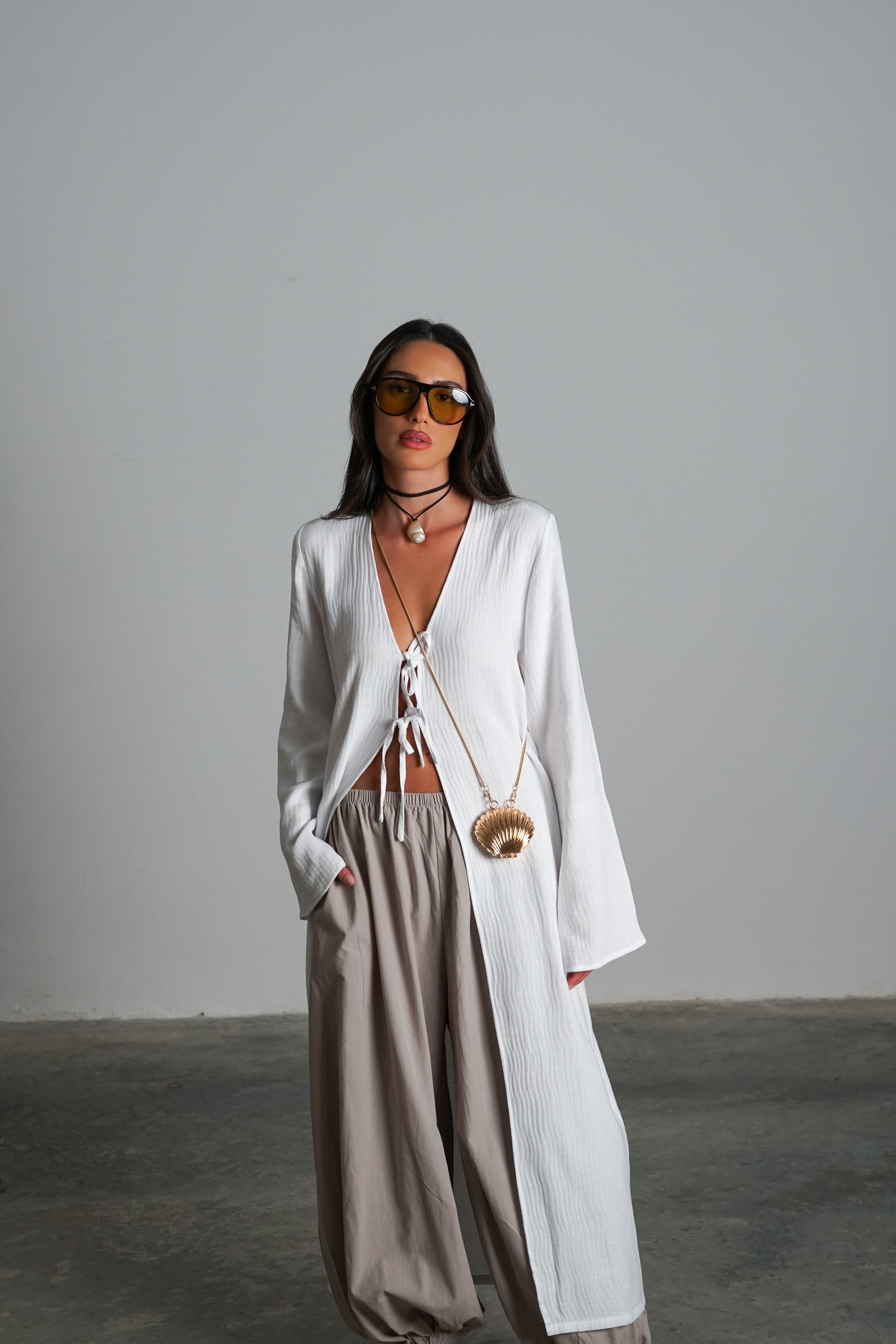 קימונו וואן-לבן