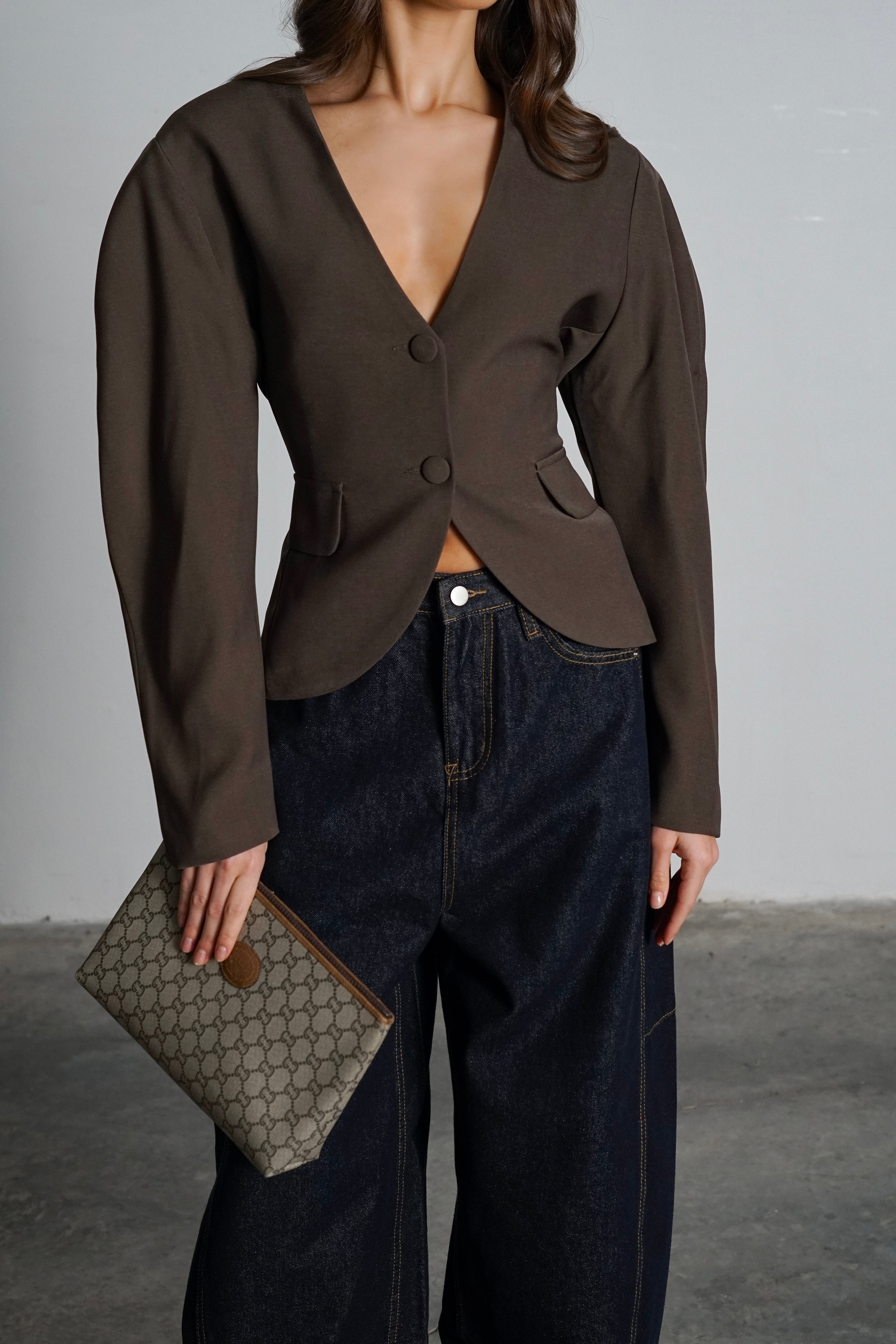 ג'קט אמיליה-חום